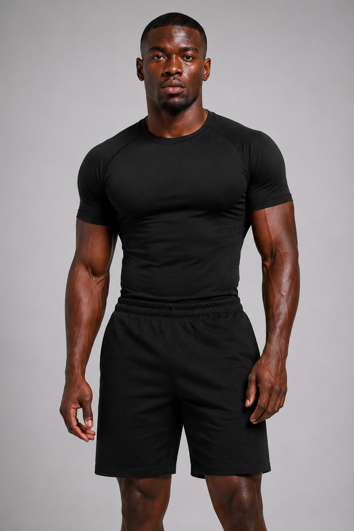 Stylovi Erkek Slim Fit Fitness Compression Tişört Dar Kalıp Ekstra Esnek Sporcu Üstü
