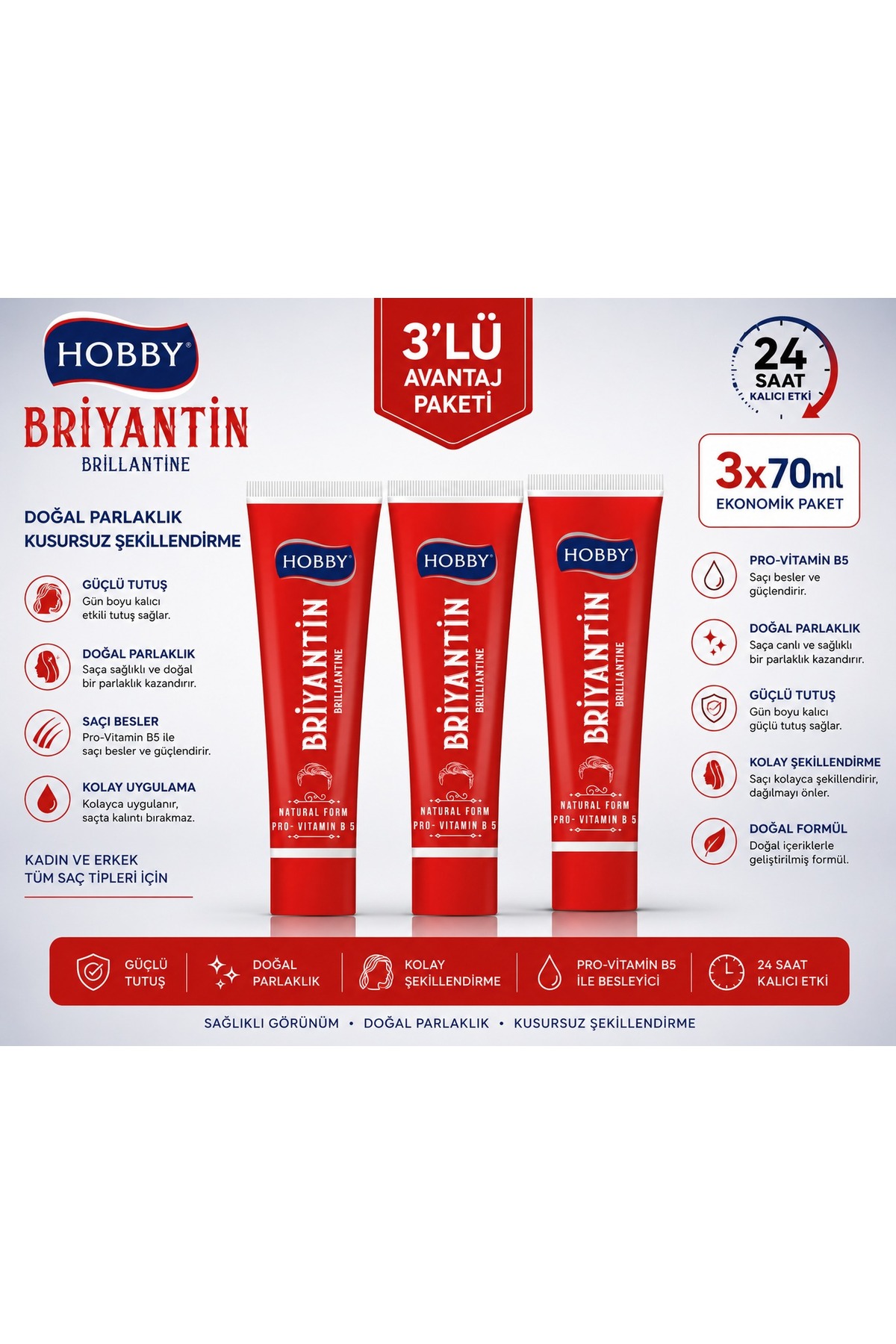 Hobby Briyantin Tüp 70 Ml 3 Adet — MGRS983140636