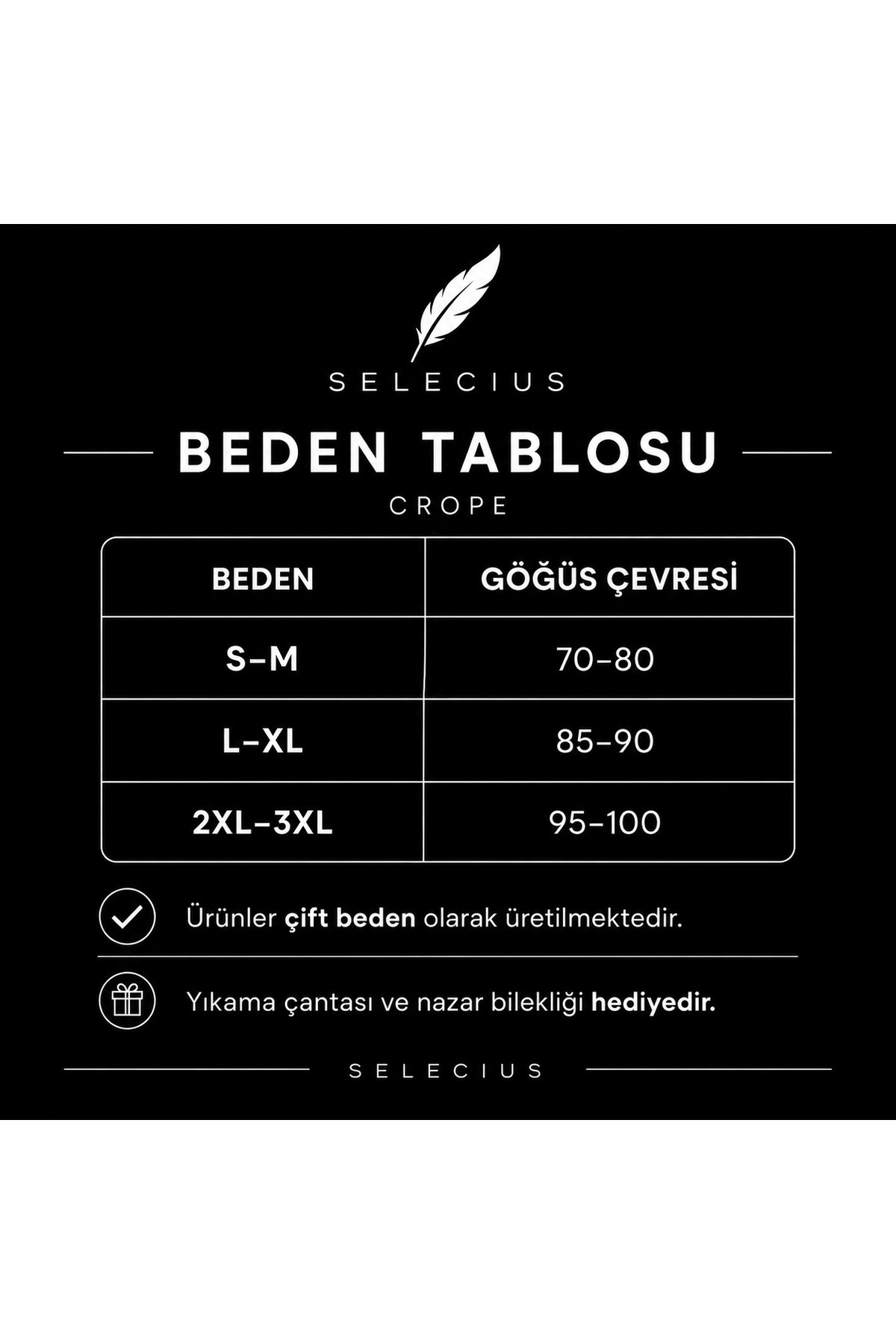 Selecius Premium CROPÈ A+ Kumaş, Fermuarlı, Ayarlı, Toparlayıcı Spor Sütyeni + Yıkama Çantası görsel 3