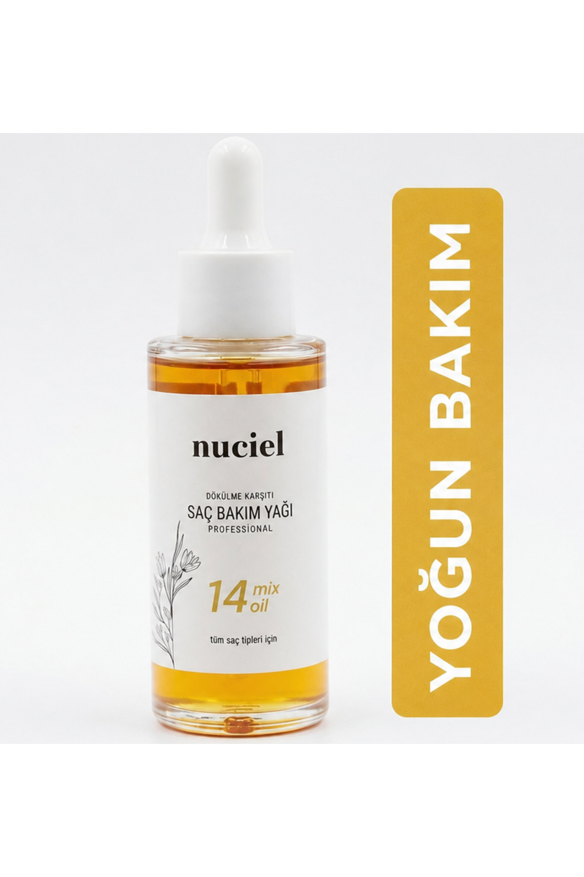 14mix oil saç bakım yağı Dökülme karşıtı& Sağlıklı uzama destekli — nuc-mo