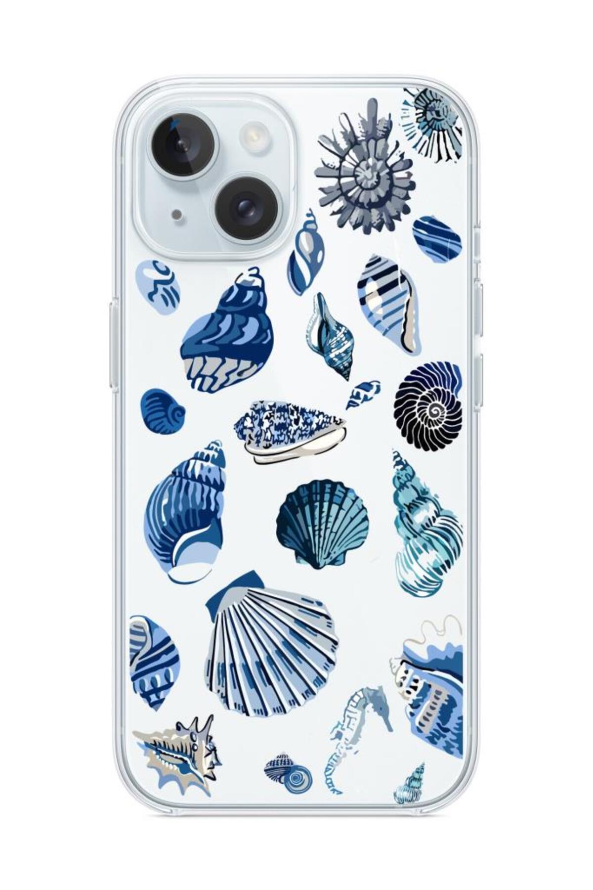 Iphone 15 Compatible Patterned Clear Silicone Case