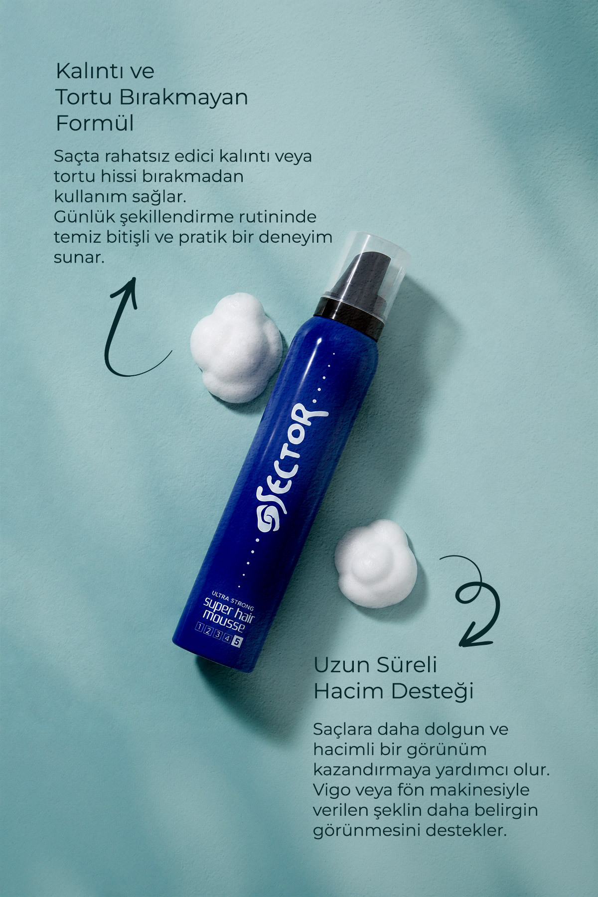 Ultra Sert Saç Köpüğü 200 ml — SB.SS.0001.23674 — تصویر 4 از 5