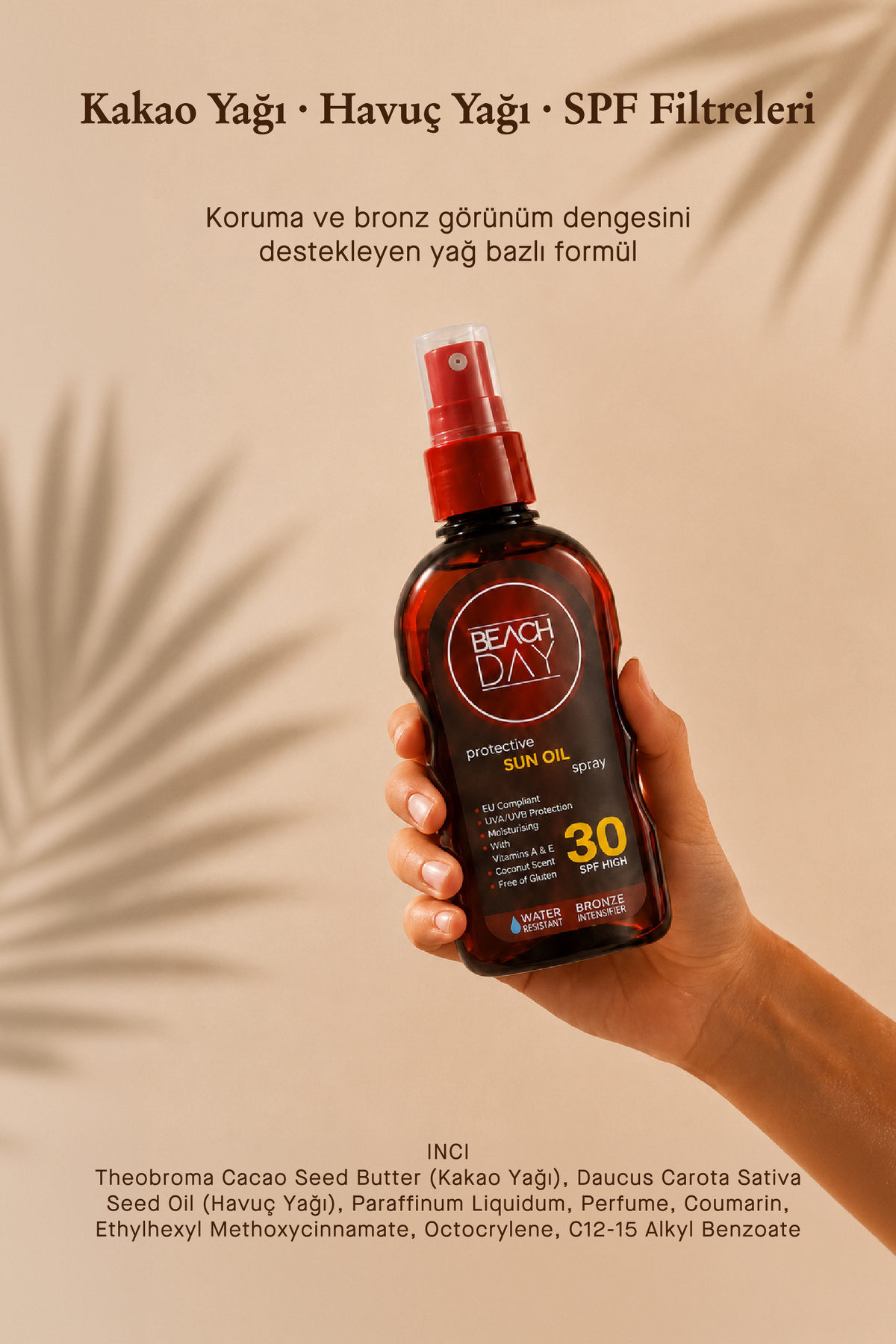 Koruyucu ve Bronzlaştırıcı Güneş Yağı Sprey Tan&prot. Oil 30f 150 ml Spray 8699375048056 — BD06 — تصویر 6 از 8
