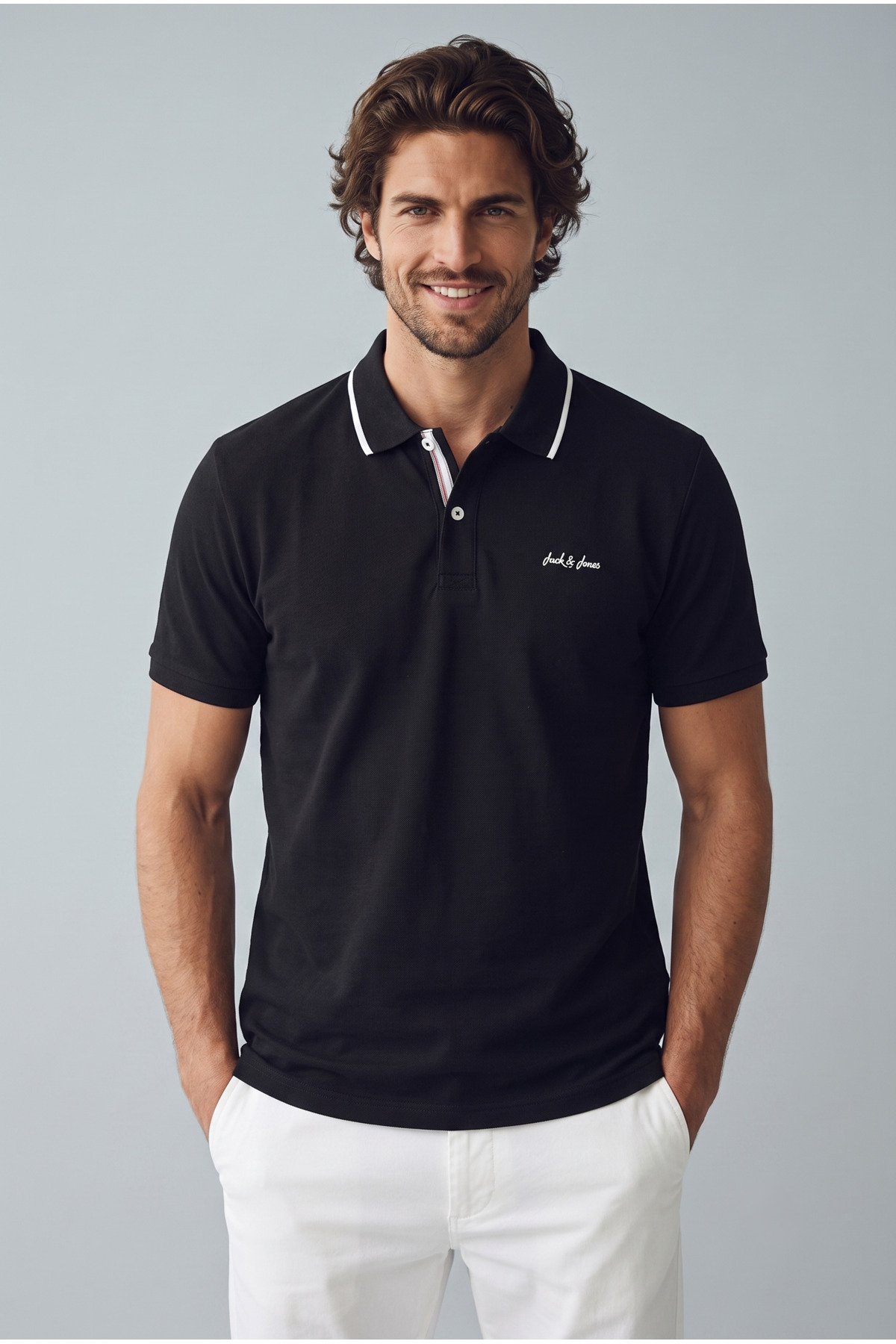 پولو شرت مردانه جک اند جونز مدل BLACK MARINE جک اند جونز پولوشرت Jack & Jones