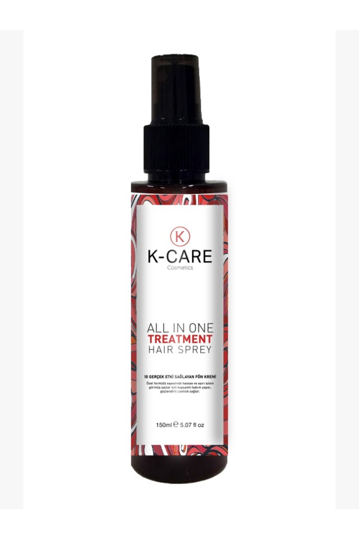 K K-CARE Cosmetics Yıpranmış Saçlar Için 10 Etkili Saç Bakım Spreyi 150 ml — 40