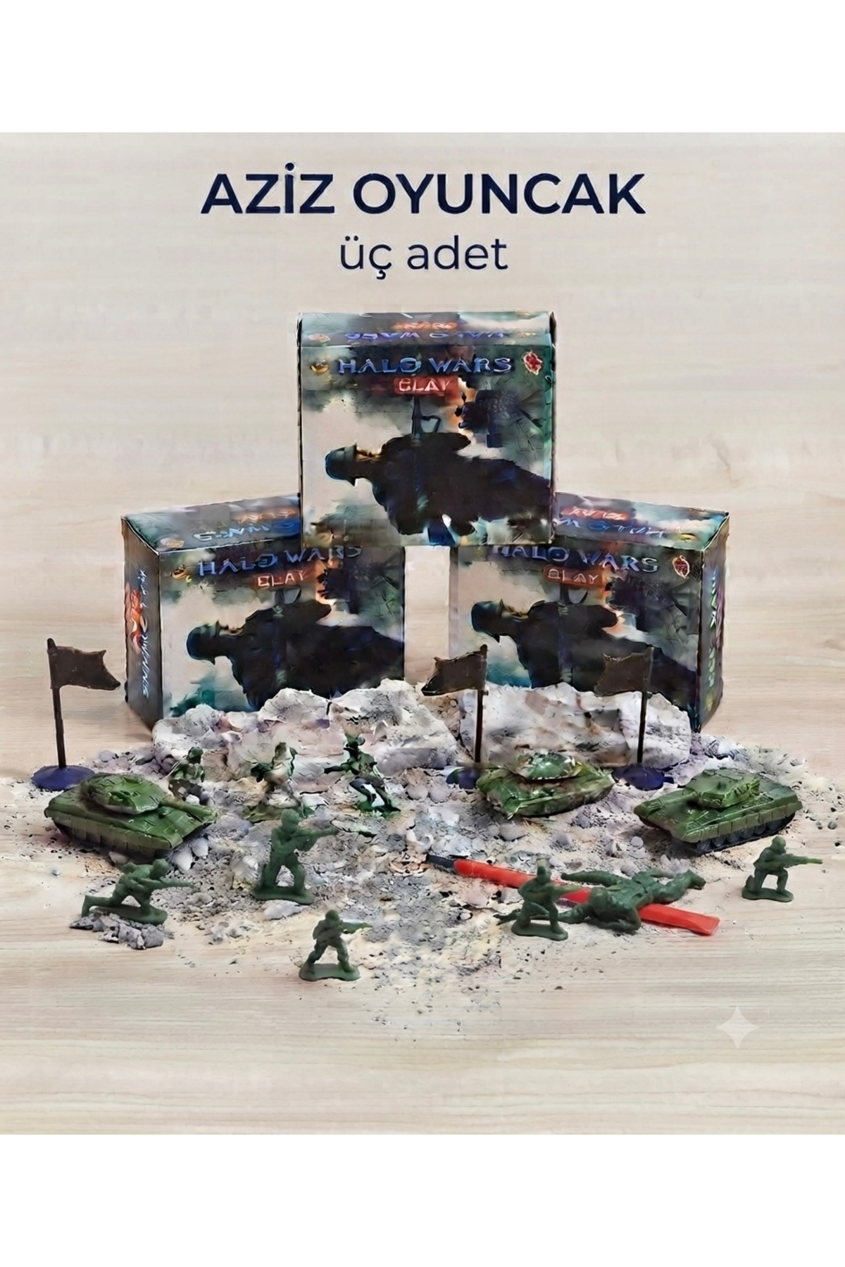 AZİZ OYUNCAK 3 Adet.. Aktivite / Faaliyet Seti .. Arkeolojik Bilim