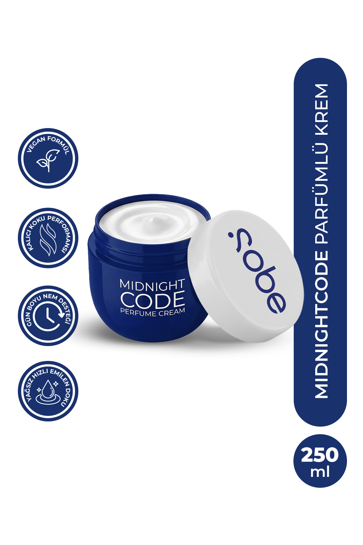 sobe sense of beauty Parfümlü Nemlendirici Krem Midnight Code Erkek 25 ml — SBCR-005