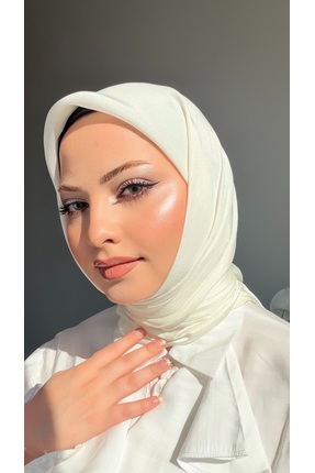 CUOCA LOUNGE Janjan Saten Dokulu Abiye Şifon Eşarp LV070