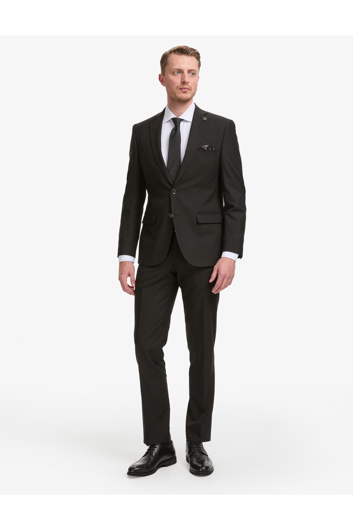 Pierre Cardin Black Slim Fit Suit 50319614-Vr046