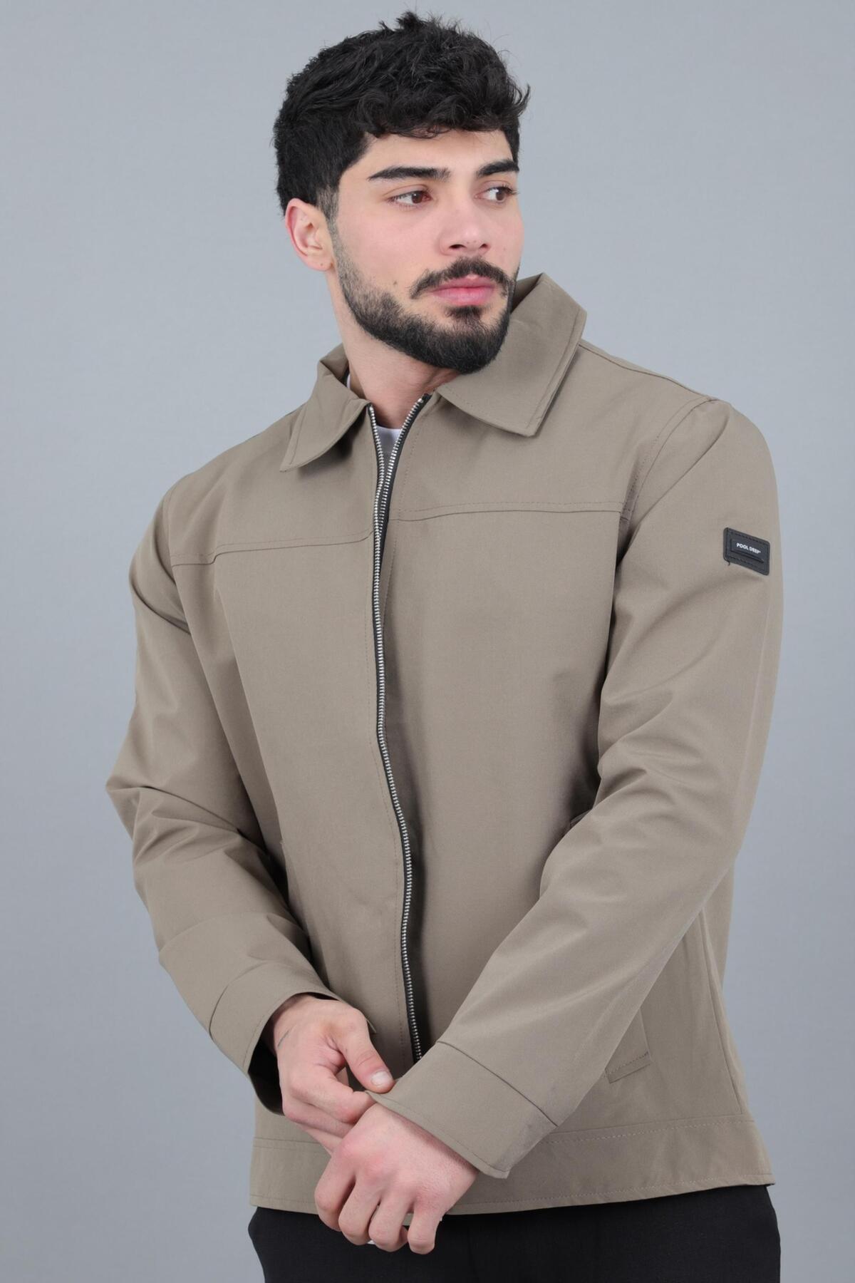 ژاکت فصلی زیپ دار یقه PLDP 3033_60390 — رنگارنگ — تصویر 2 از 6