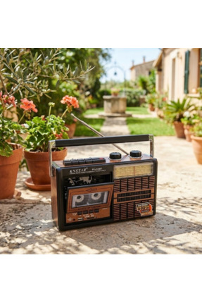 Dynego Retro Nostaji Radyo Kaset Çalar Usb Sd Fm Radyolu Kaset Çalar Müzik Ku...
