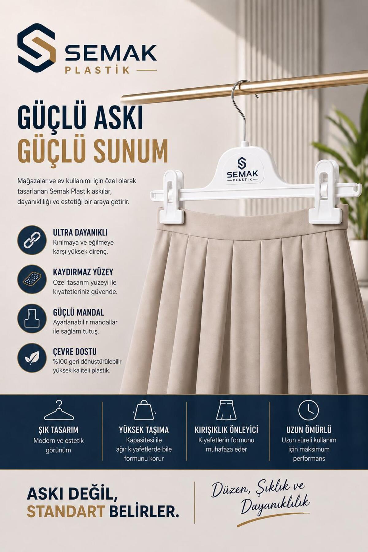 Semak Plastik 10 ADET MANDALLI PANTOLON ASKIS görsel 3