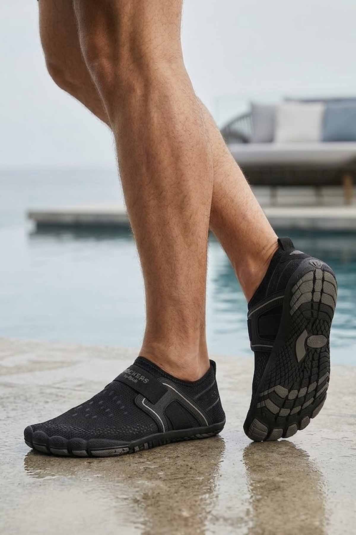 Dockers By Gerli Siyah Erkek Deniz Ayakkabısı & Pro Islak Zemin Ayakkabısı görsel 2