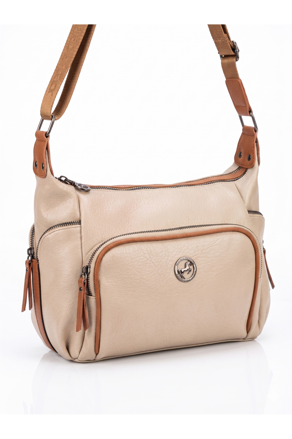 H&D COLLECTİON Miami Polo Clup Çok Bölmeli Çapraz Çantası 26/19 CM görsel 5