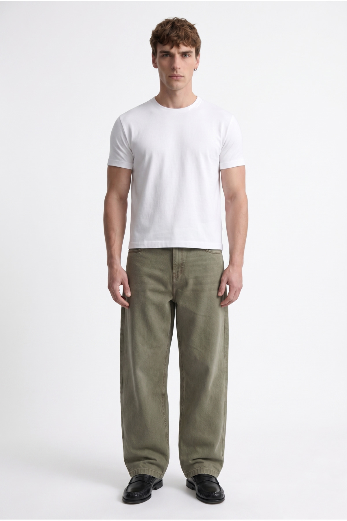 ATE STUDIOS Matcha Baggy Jean görsel 3