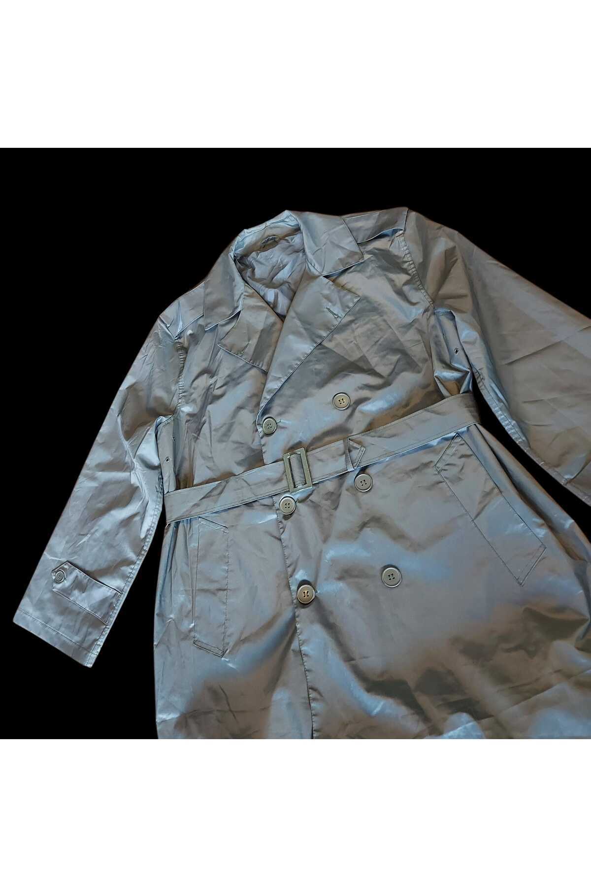kho military design Haki Renk KKK Sb.(Apoletli) Yağmurluk Unisex (56-XL Beden) Sıfır Ürün — خاکی KHO-04-1101