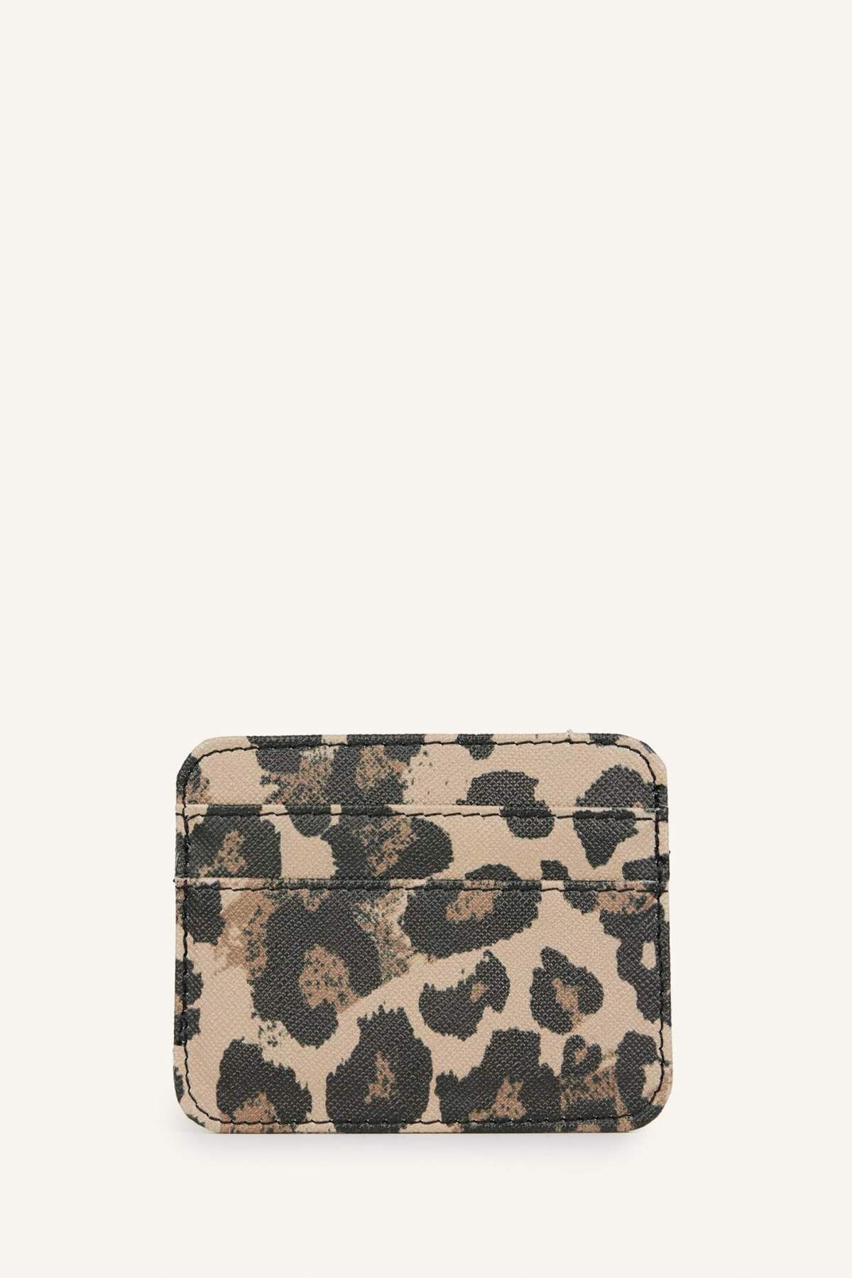 DeFacto Kadın Leopar Desenli Suni Deri Kartlık I1080AXNS