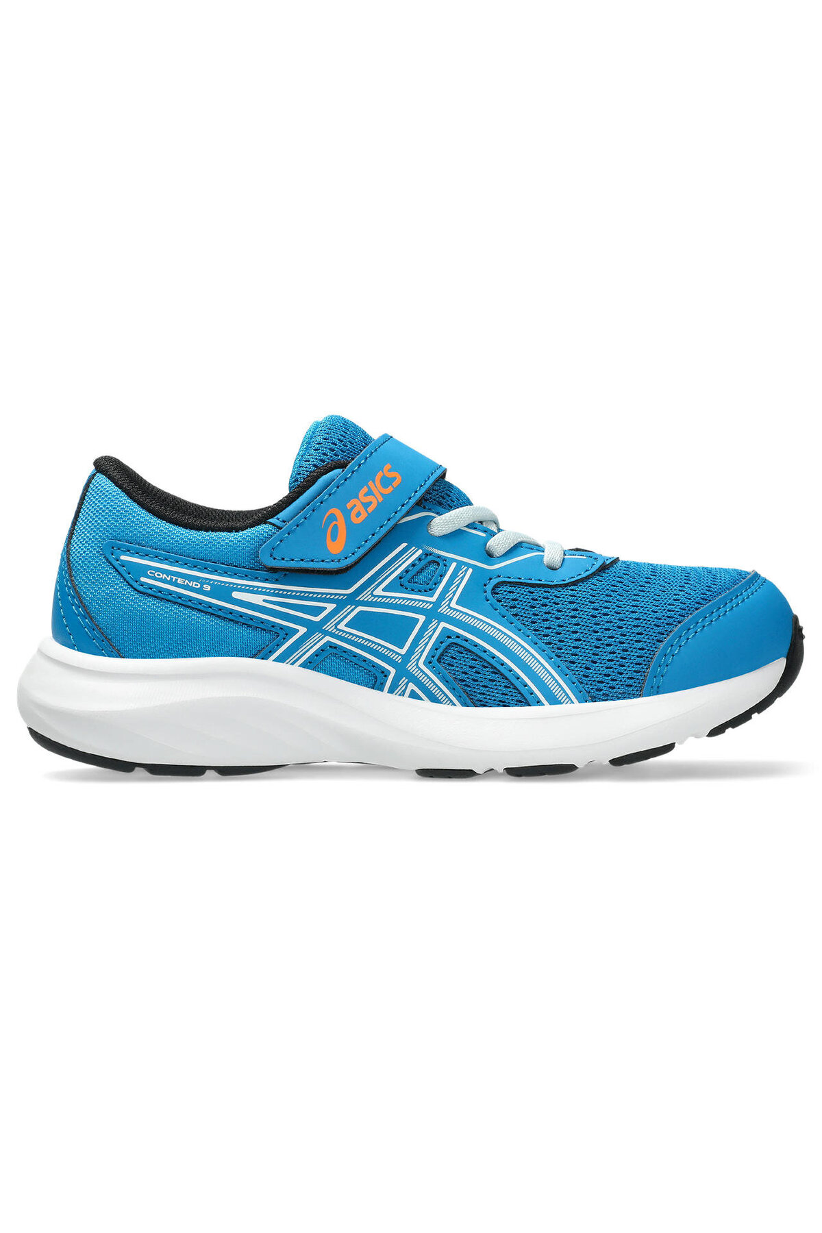 1_org_zoom CONTEND 9 PS Kids Blue Egean/Cool Gray Running Shoes 1014A338-411 Asics اسیکس اورجینال - تصویر 1