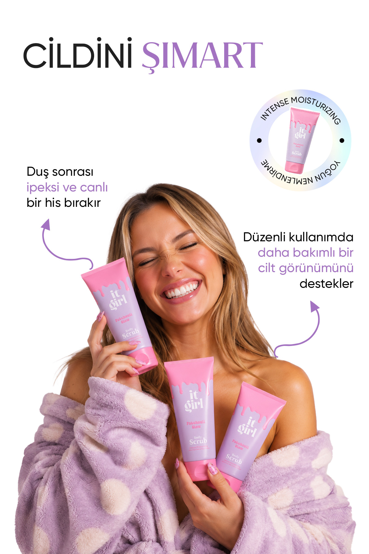 Patchouli Glow AHA&Rice Water Cilt Tonu Eşitleyici, Aydınlatıcı Vücut Peelingi | Body Scrub 200 ml — ITG-VP/BS-PG-200 — تصویر 4 از 4