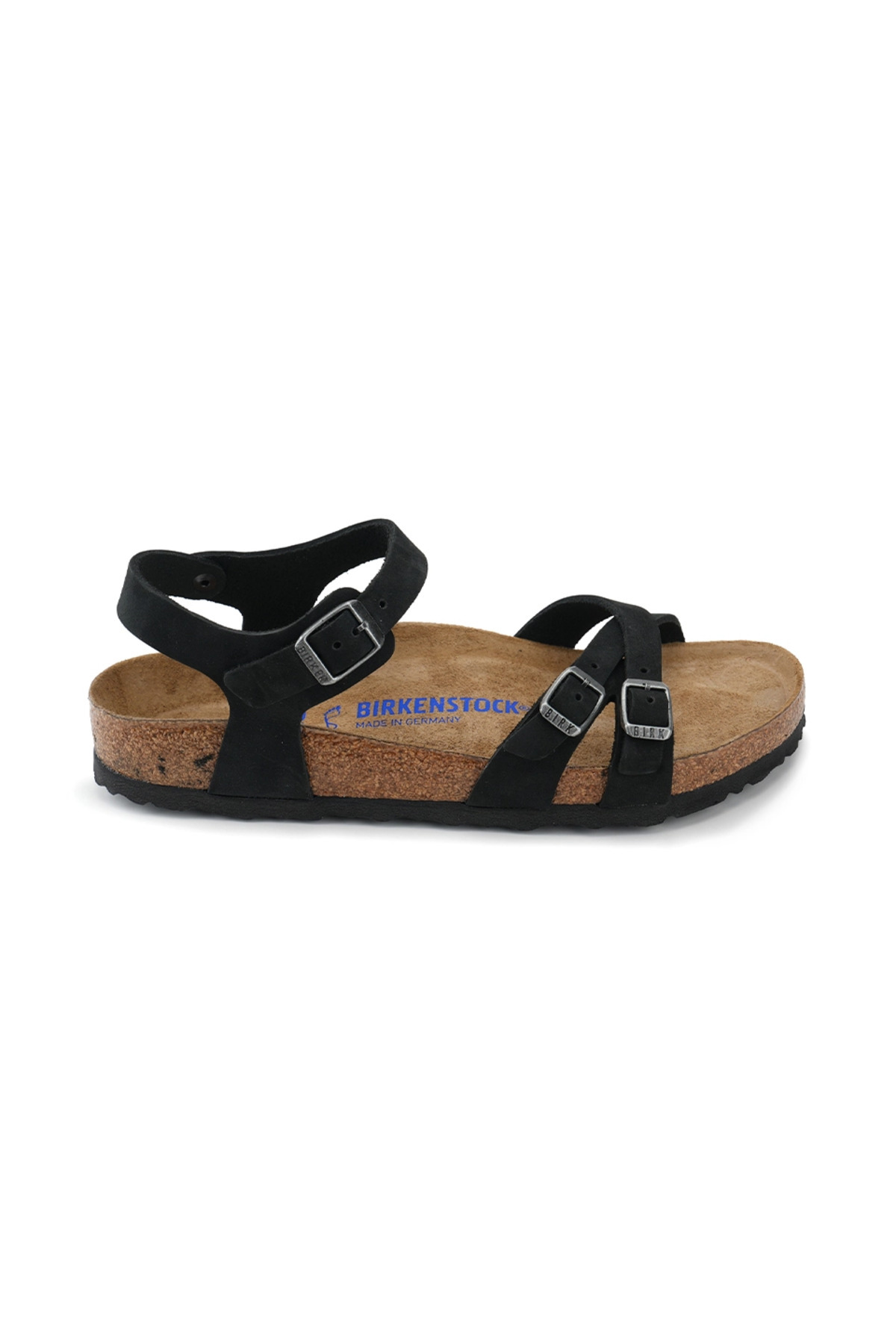 Birkenstock Kumba SFB Lenb 1029516 Kadın Sandalet Siyah Juststep