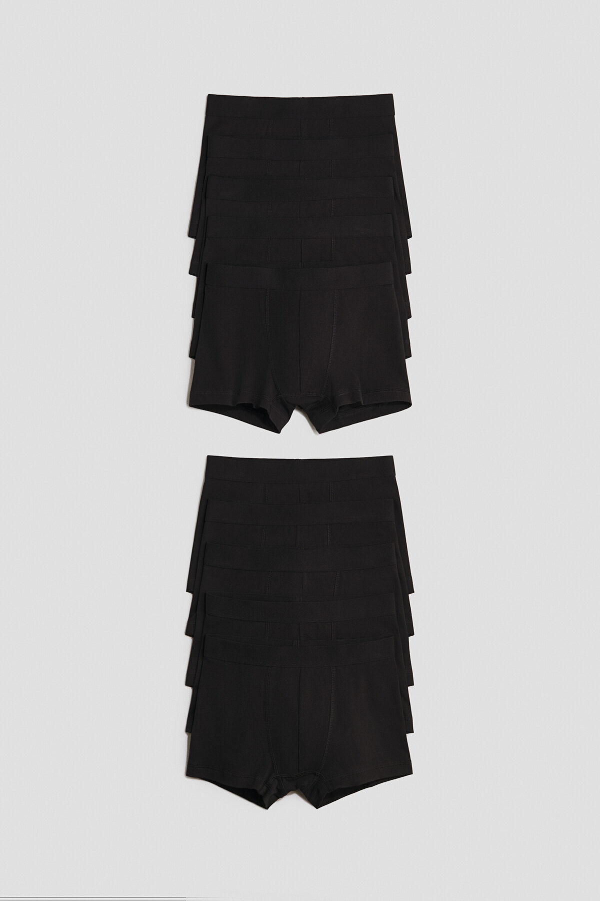 شورت بوکسور نخی بسته 10 عددی اچ اند ام باکسر H&M