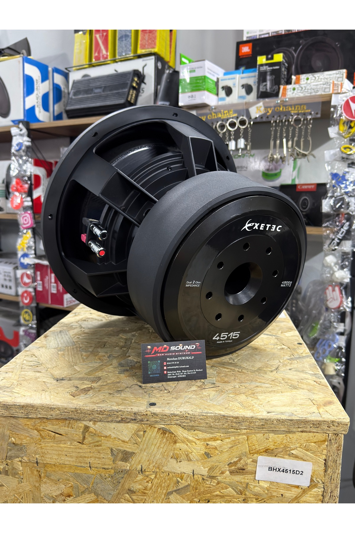 XETEC 4515 4500W RMS D2 SPL Subwoofer Profesyonel Bass - Fiyatı