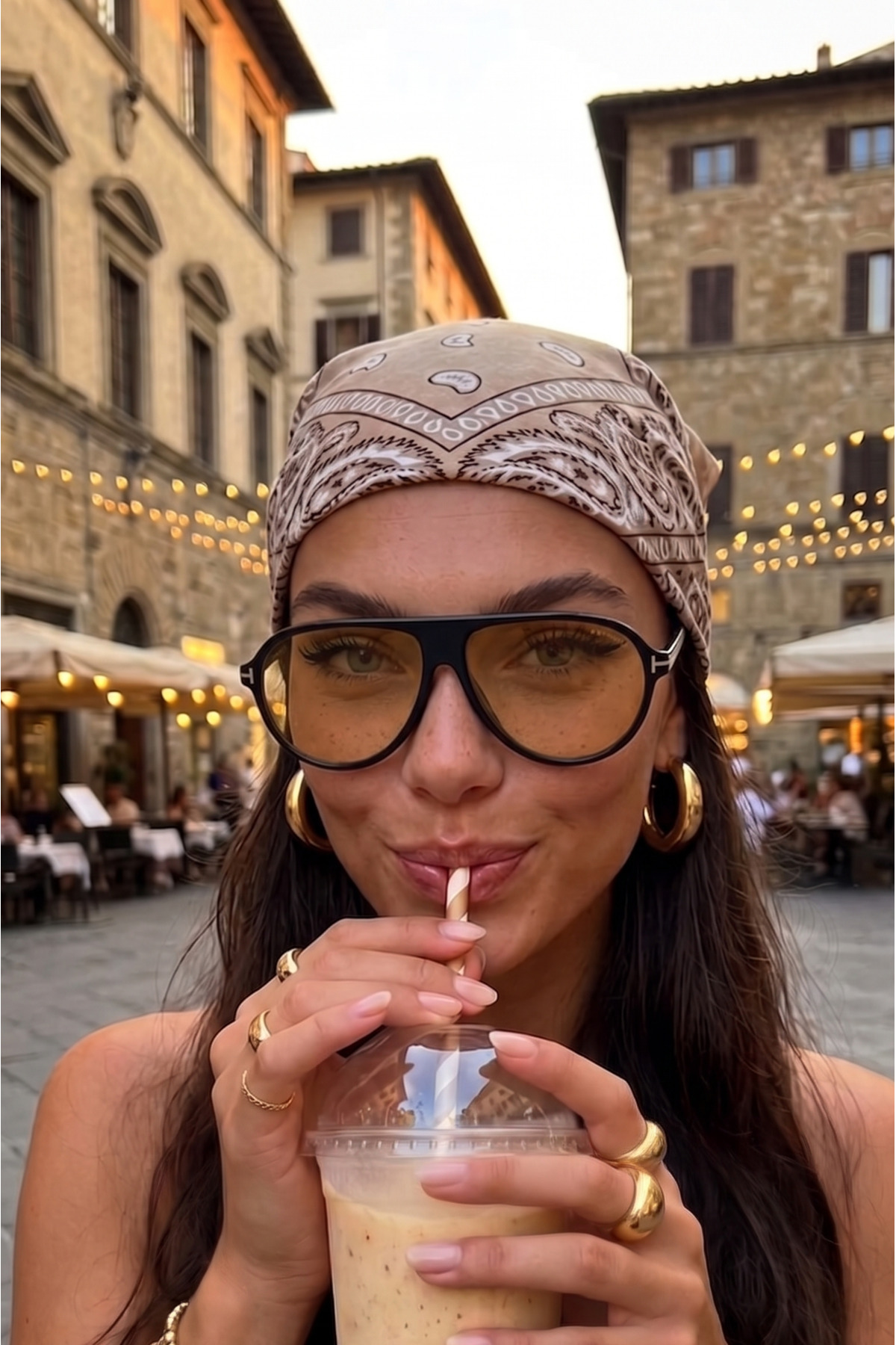 Koi Eyewear Siyah Çerçeve Nude Cam Pilot Mavi Işık Korumalı Gözlük