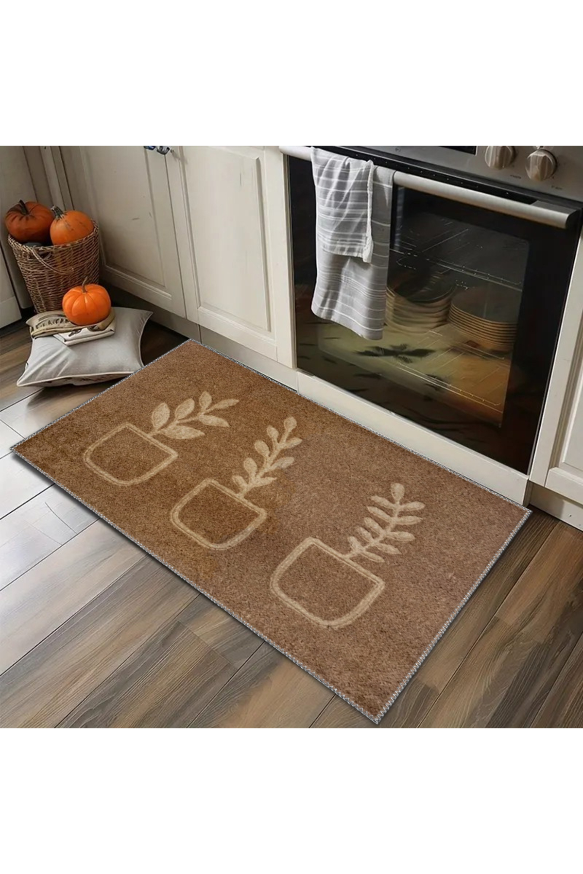 Printed Anti-Slip Base Decorative Indoor Mop Door Front Kitchen Bathroom 50x80 Mop