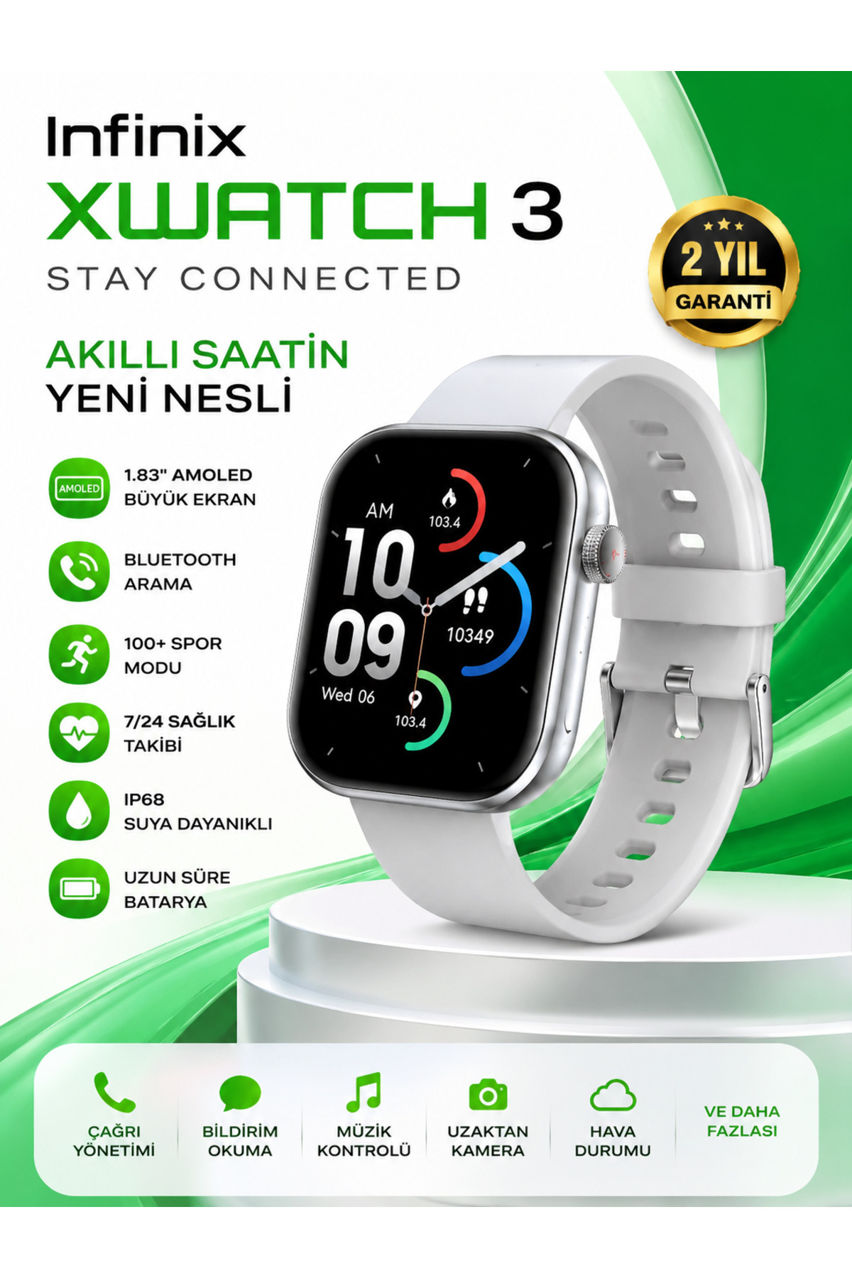 ♡ Shenora INFINIX XWATCH 3 - Fiyatı, Yorumları