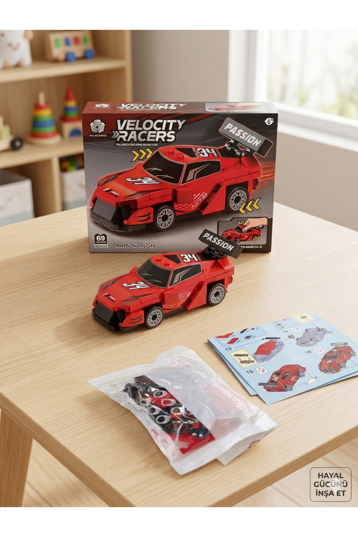 Tesseron コレクション ydn Velocity Racers Çek-Bırak Yapboz Yarış Arabası 8.4/4.6 69