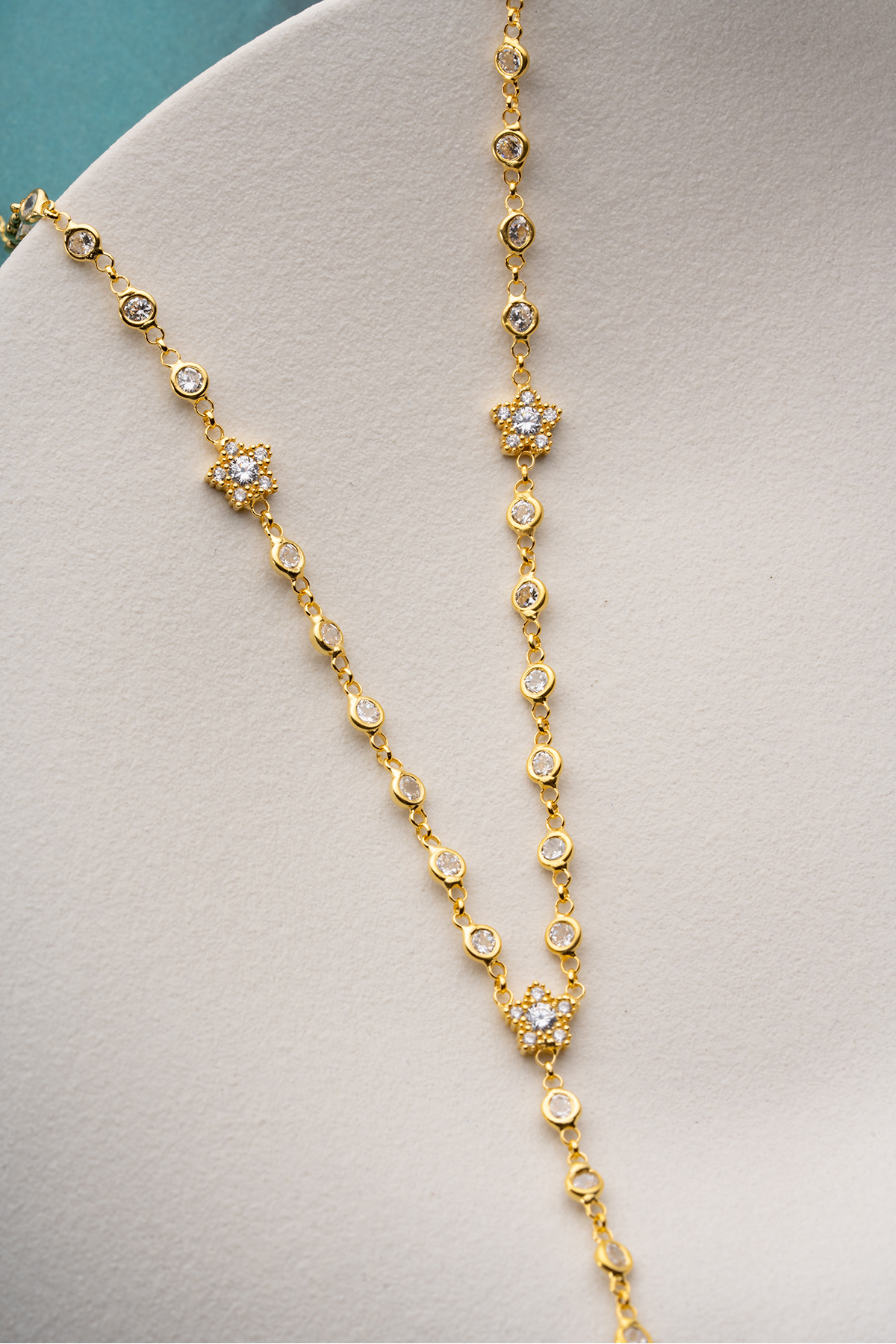Silvano Jewelry 925 Ayar Gümüş Sallantılı Sulyolu Y Kolye görsel 5