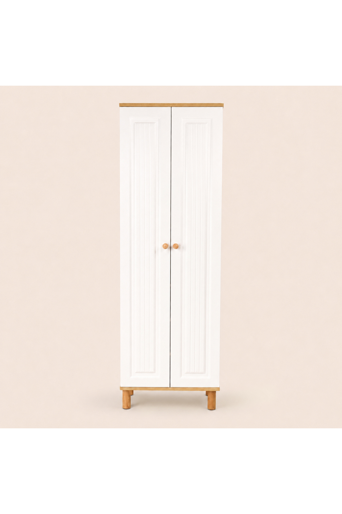 Just Home Polo 2 Kapak ve 8 Raflı Çok Amaçlı Dolap - Safir Meşe