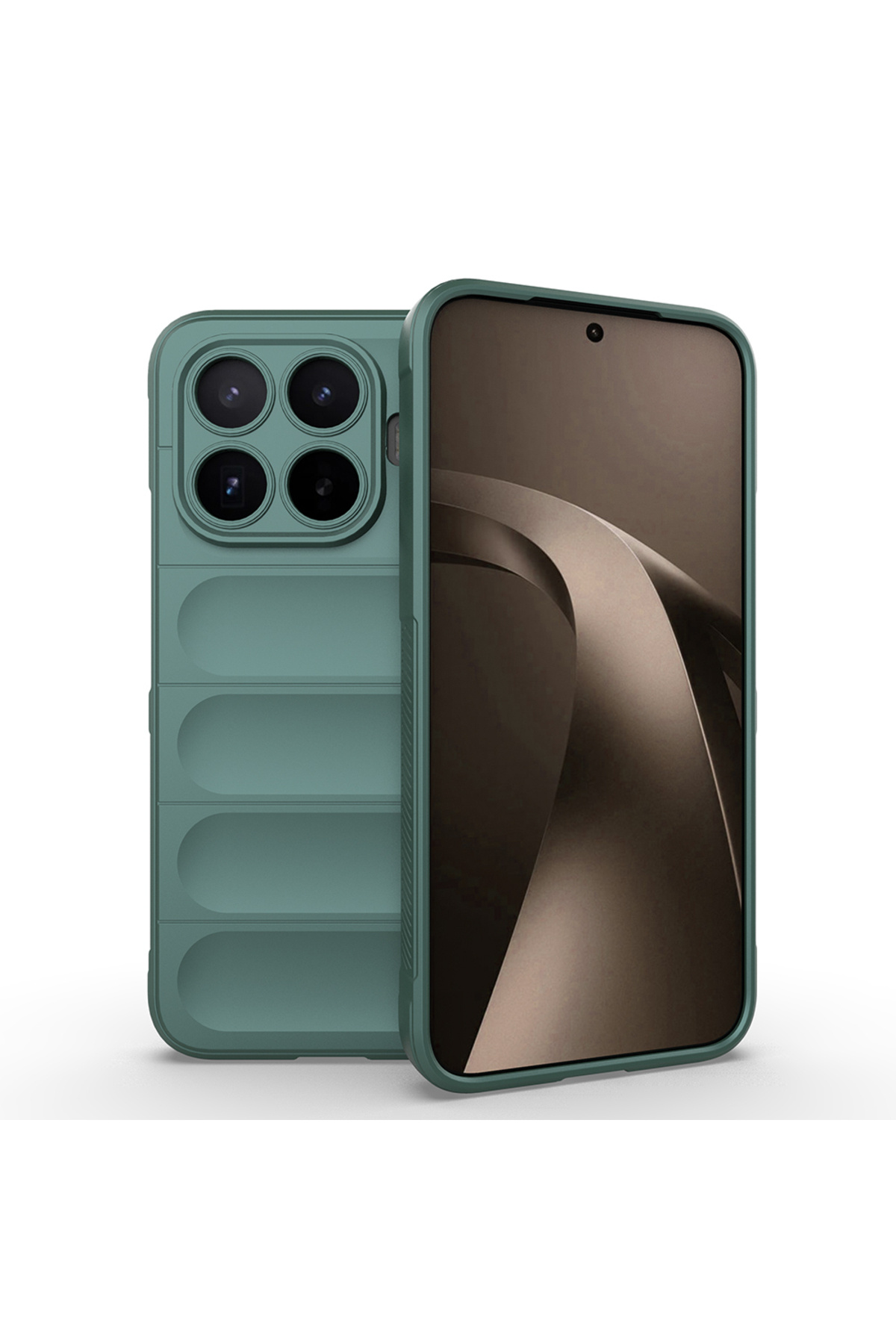 Xiaomi Mi 17T Pro Compatible Case Camera Shielded Velvet Texture Wavy Soft Silicone Cover