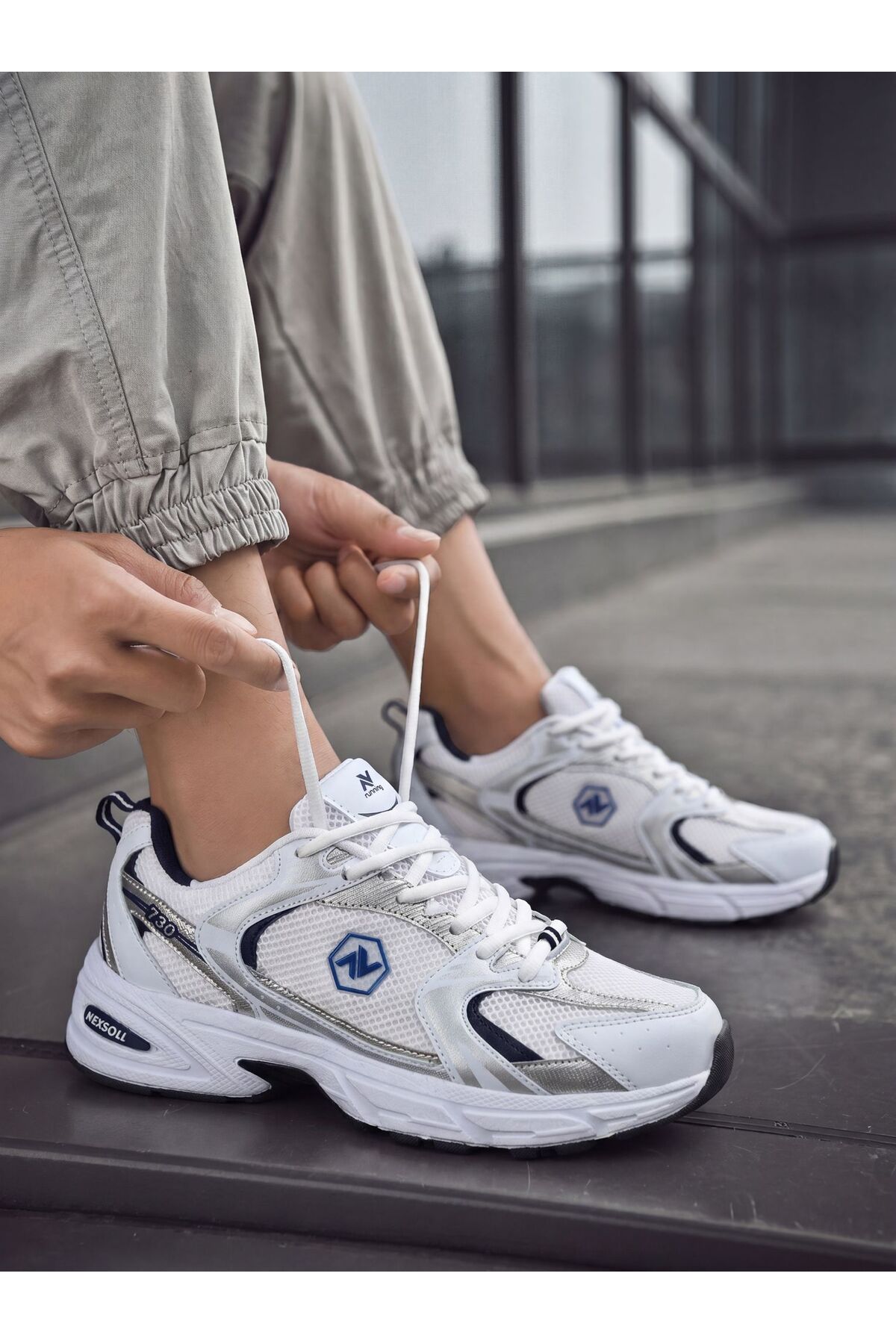 Unisex Sneaker Spor Ayakkabı Hafif Taban, Günlük & Yürüyüş Modeli kod 730