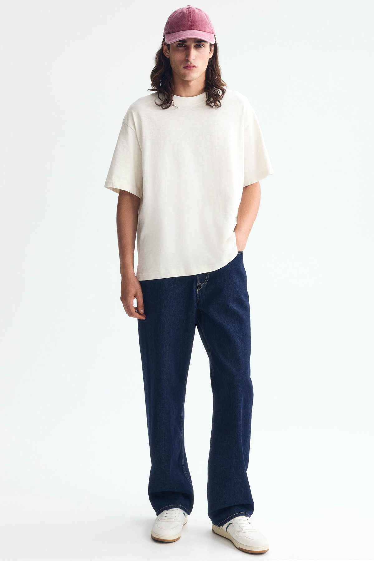 تی‌شرت نخی طرح Relaxed Fit اچ اند ام تی شرت H&M