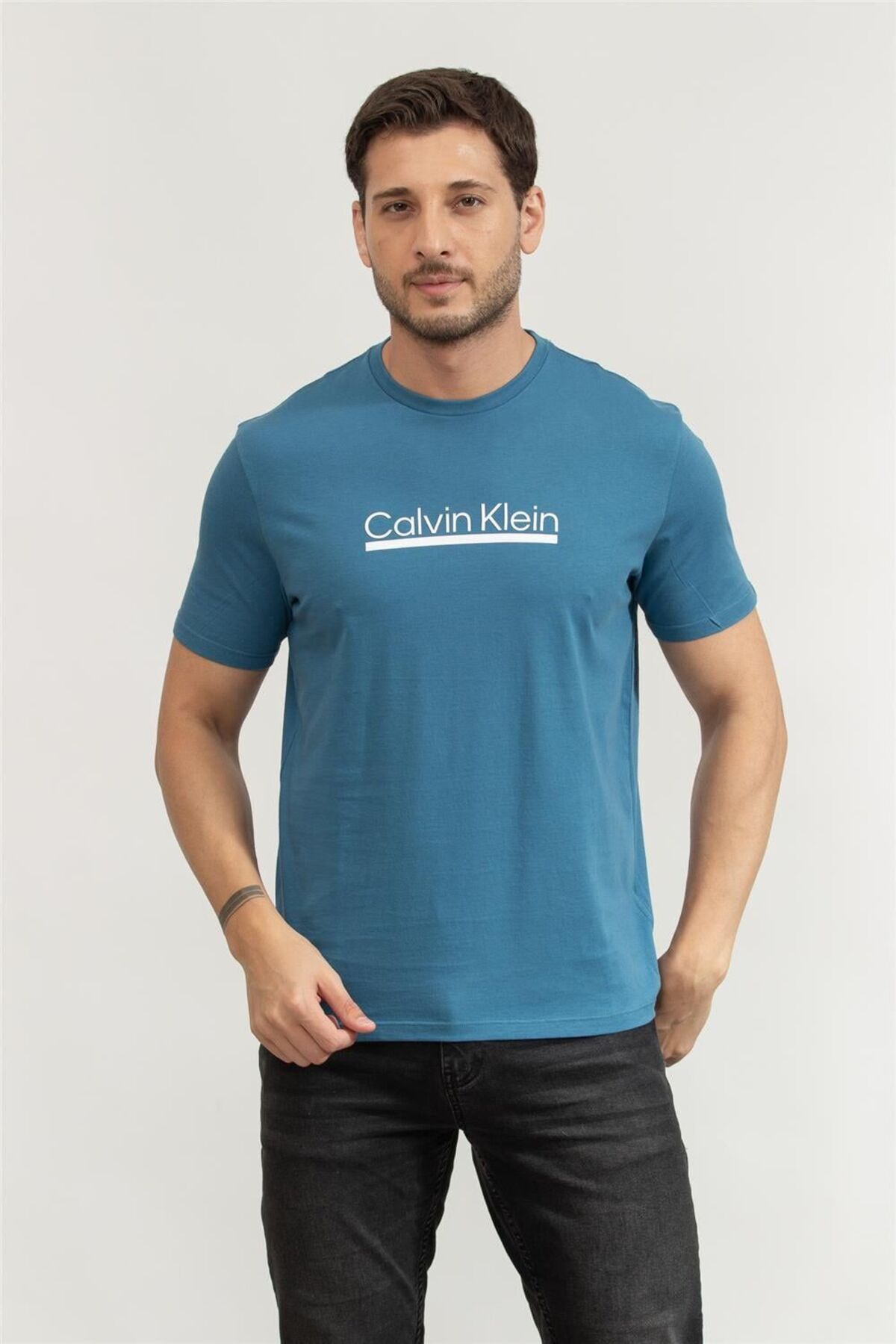 تیشرتمردانهCalvin Kleinآبی