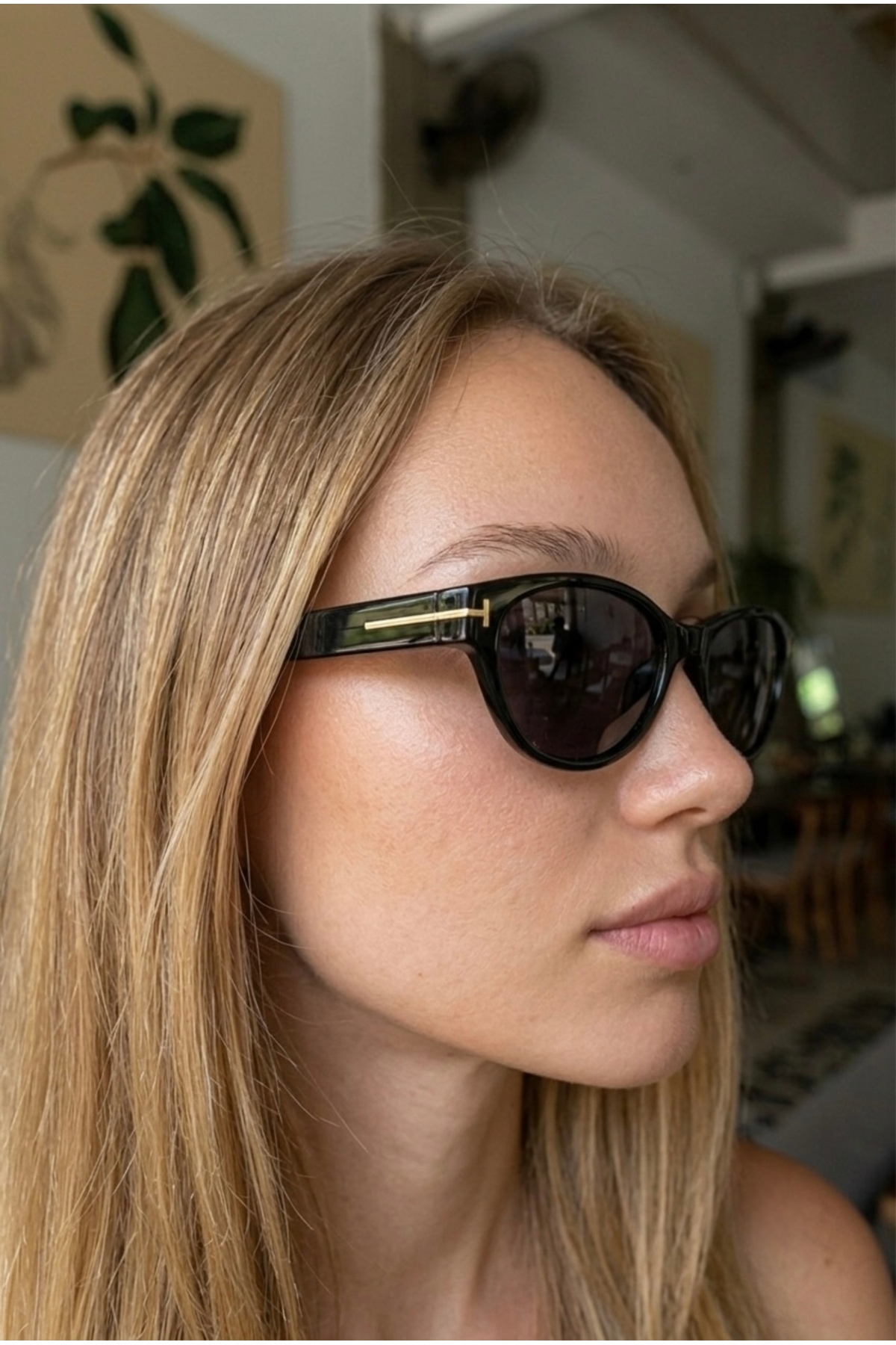 Eyesofia Oblamow Bat Siyah Uv400 Filtreli Ultra Hafif Unisex Siyah Güneş Gözlüğü görsel 2