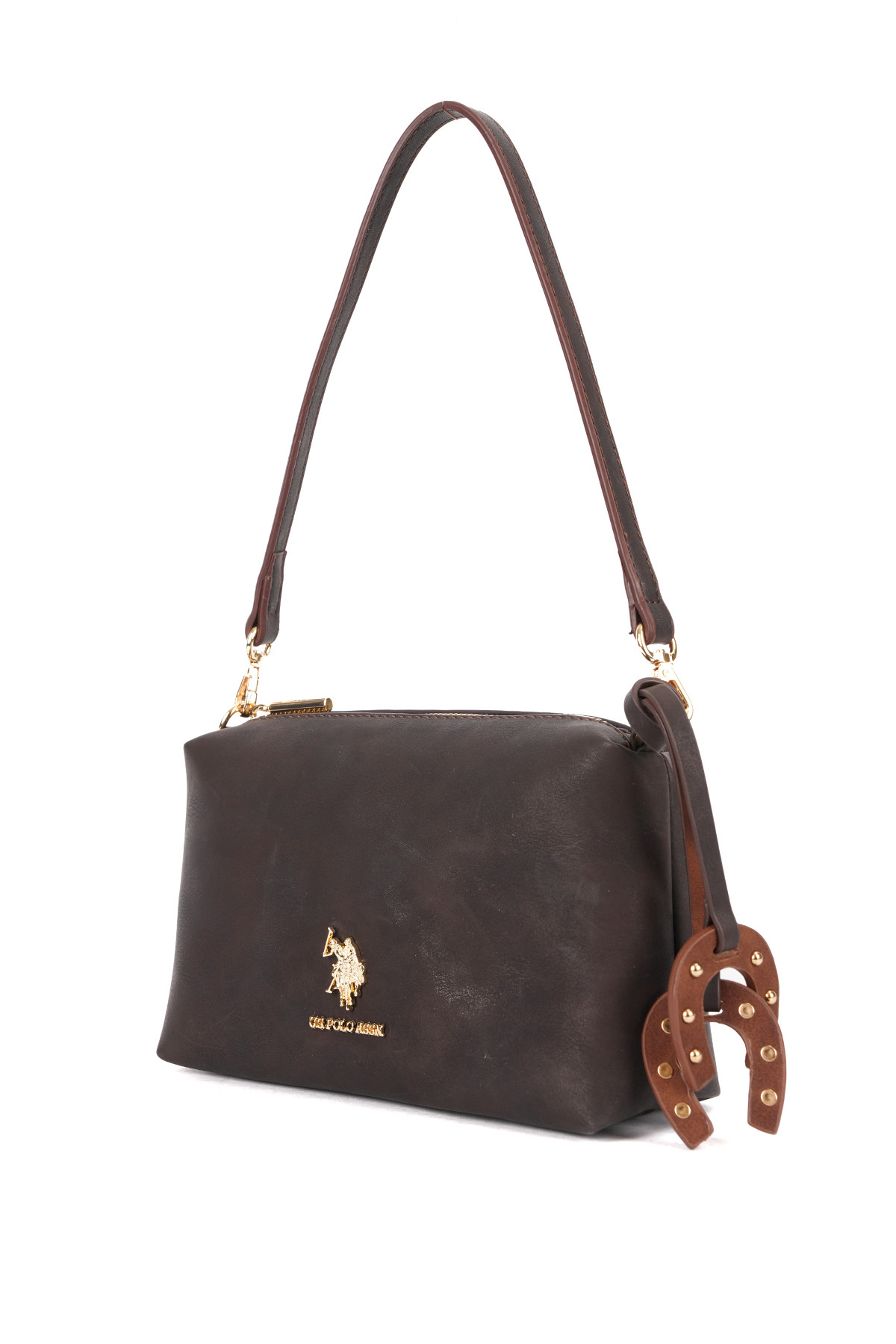 کیف دوشی زنانه قهوه‌ای U S POLO ASSN مدل US26626 — 3