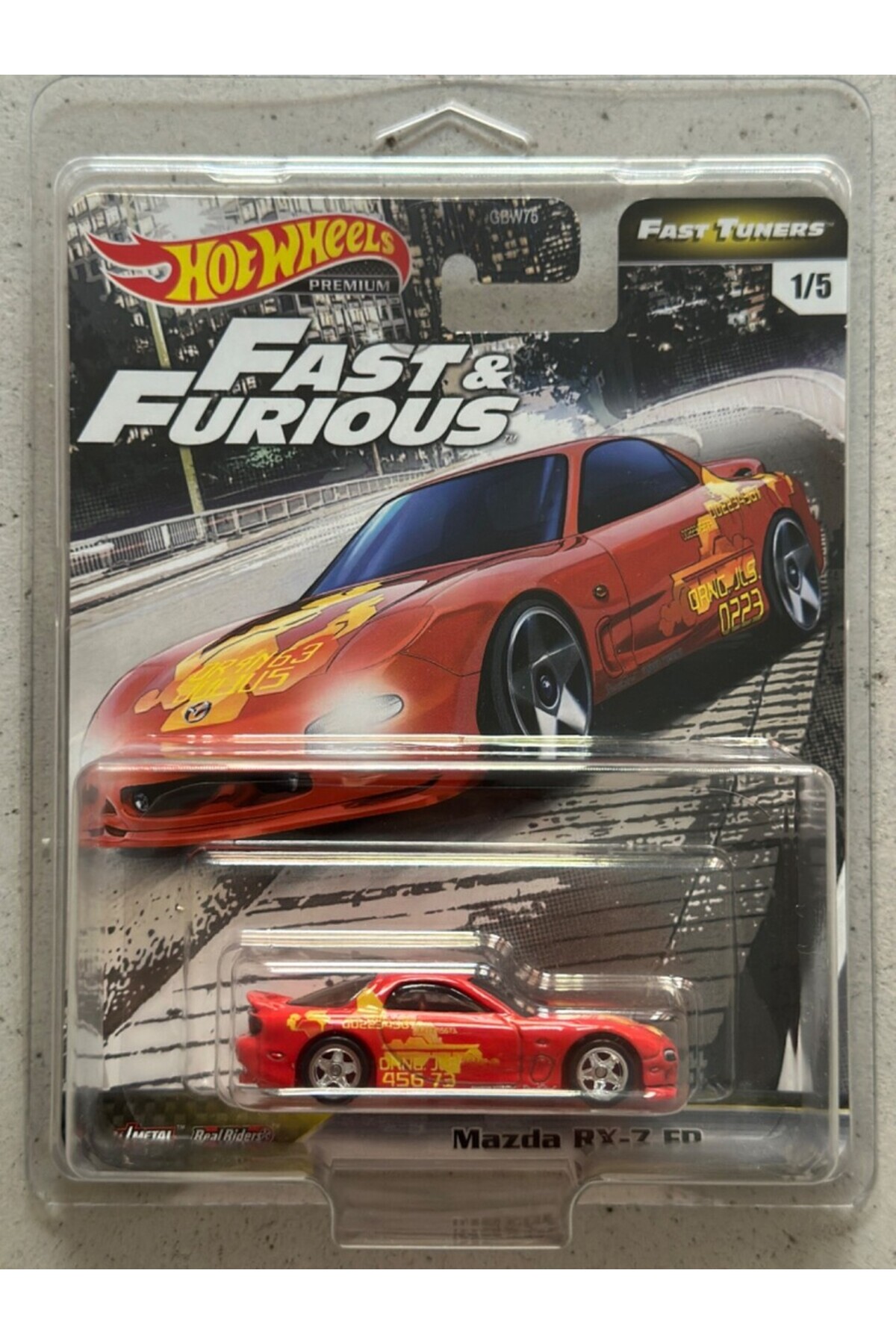 HOT WHEELS Premium F&F Fast Tuners Mazda RX-7 FD - GJR65 - Nadir