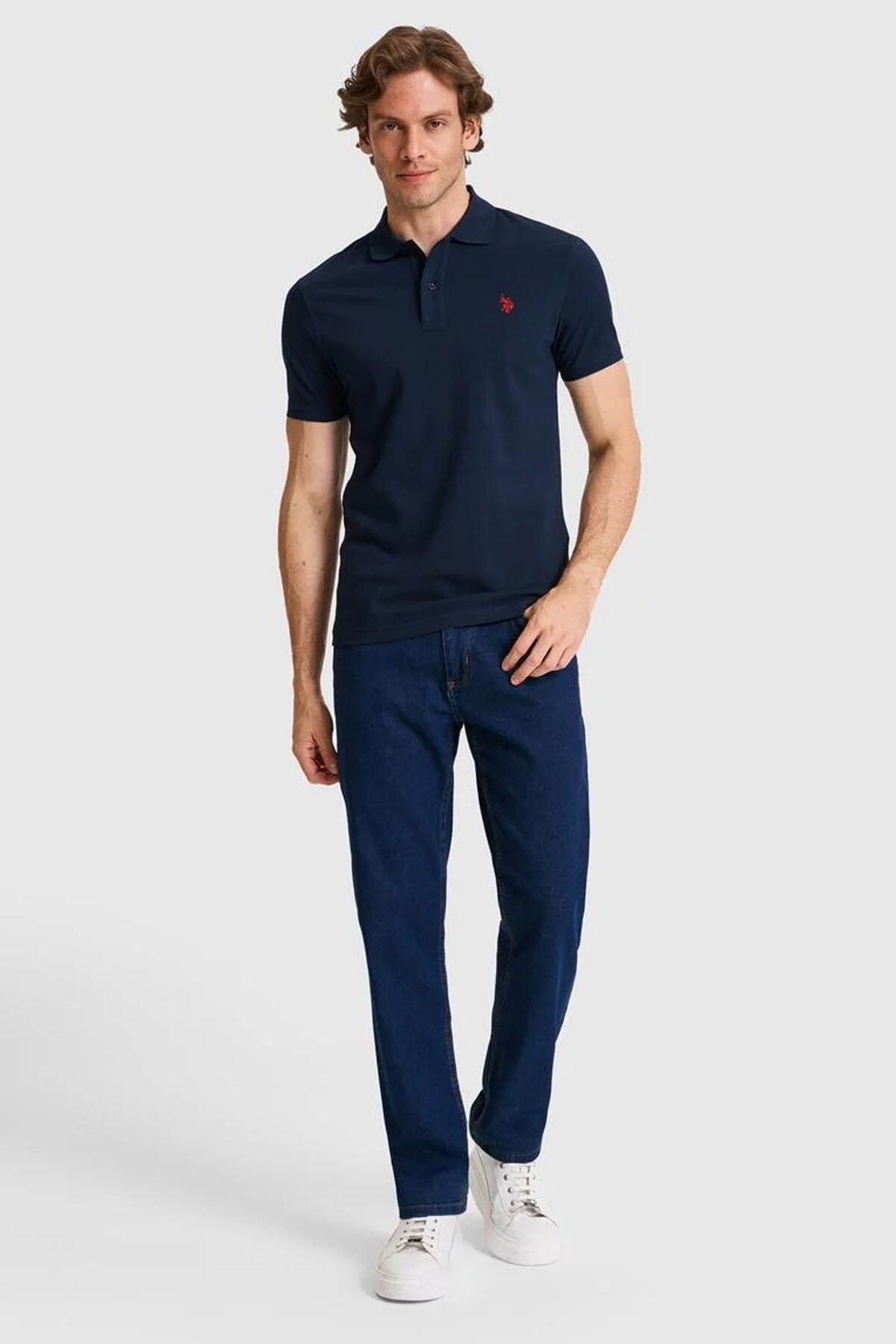 پولوشرت مردانه یقه پلو | یو اس پولو U.S. Polo Assn. 50322347-VR033 TR - تصویر 3