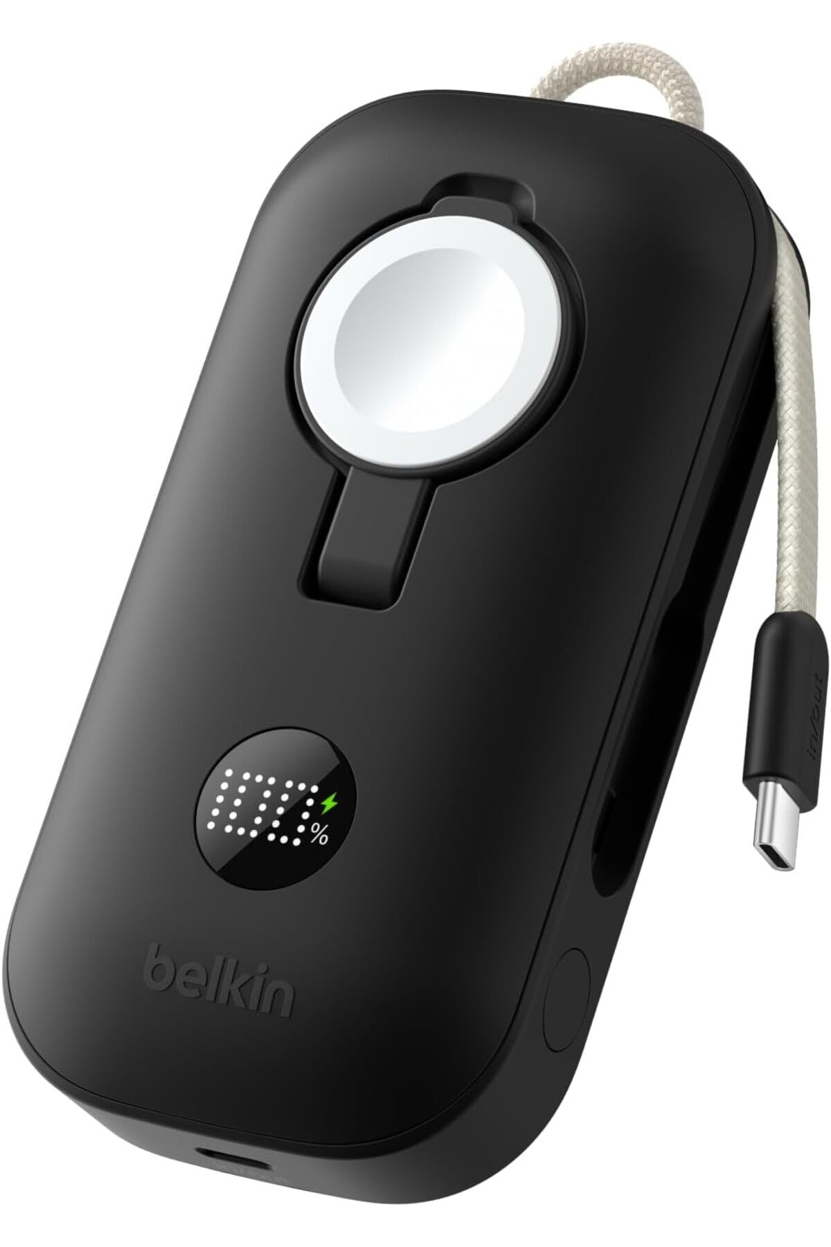 スマホアクセサリー Belkin BoostCharge Pro Power Bank 10K Belkin BoostCharge Pro 10K mAh Power Bank, Watch Şarj Cihazlı