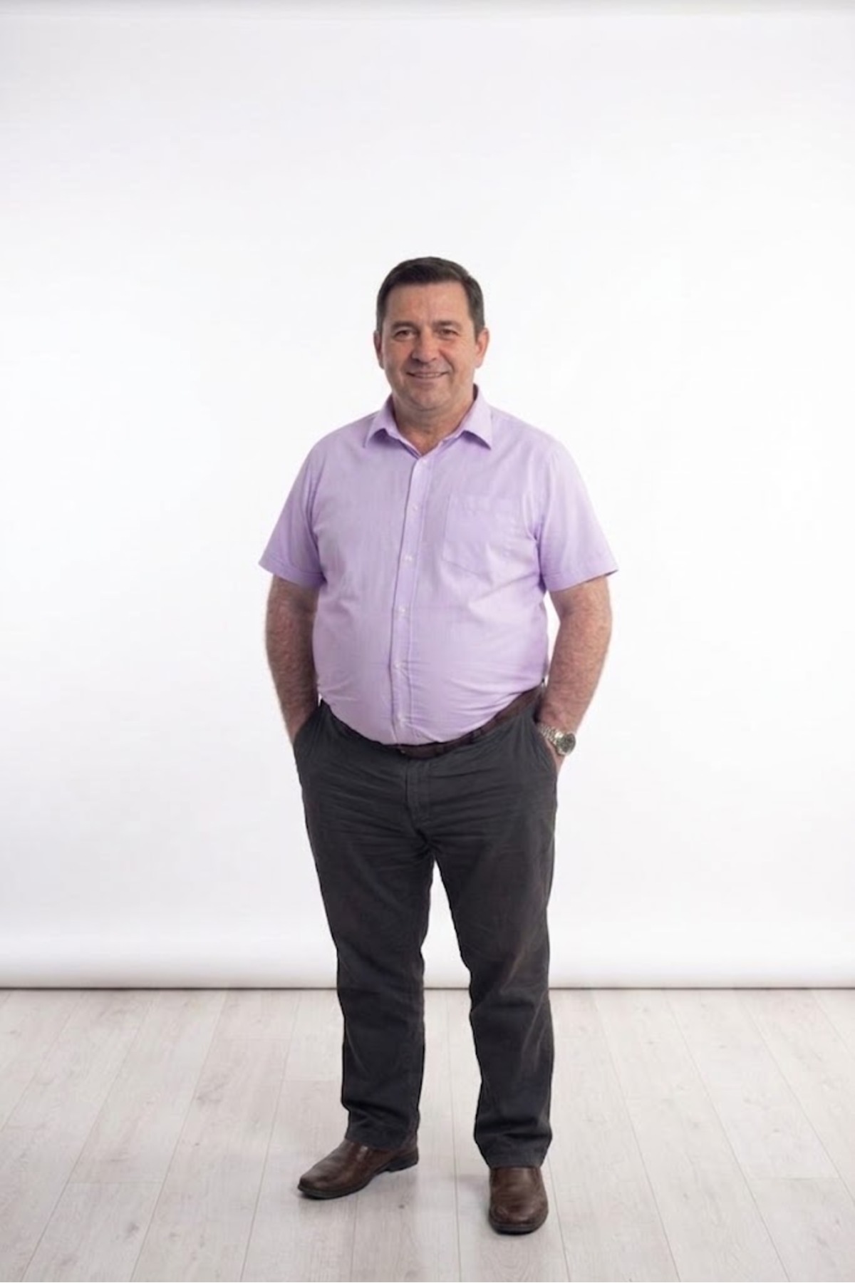 NACAR STORE Erkek Büyük Beden Battal Klasik Kesim Kısa Kollu Gömlek görsel 4