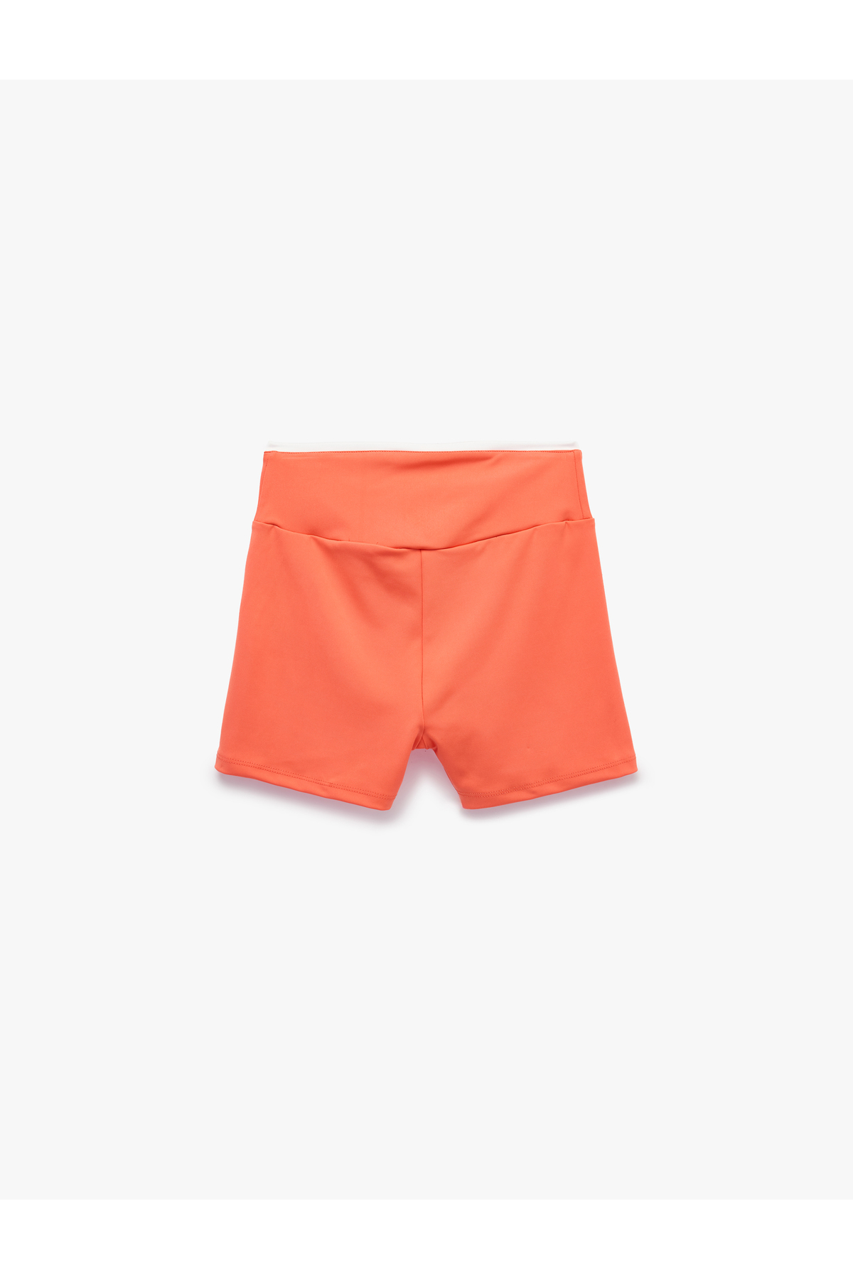 Koton Yüksek Bel Slim Fit Spor Biker Tayt görsel 2