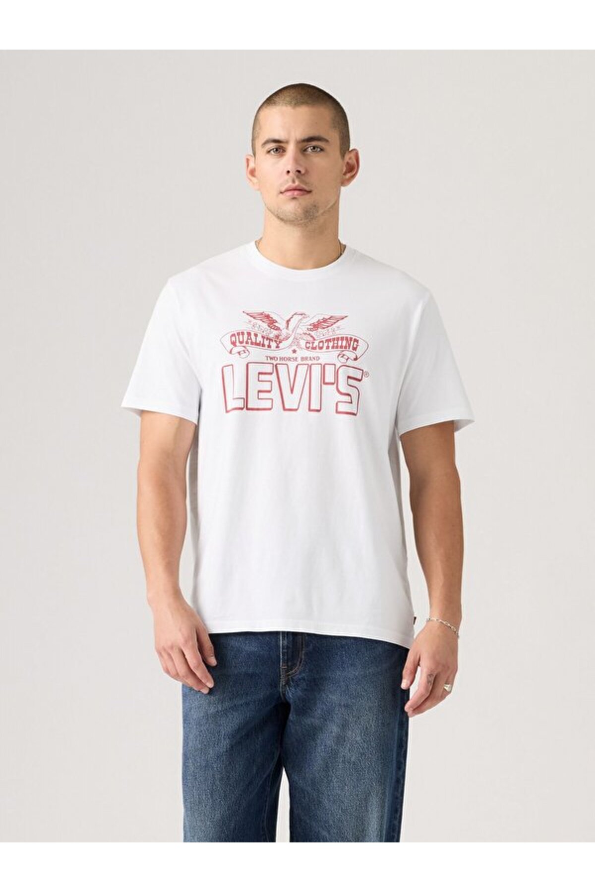 تی شرت آستین کوتاه مردانه طرح BLACK FITNESS لیوایز تی شرت Levi's