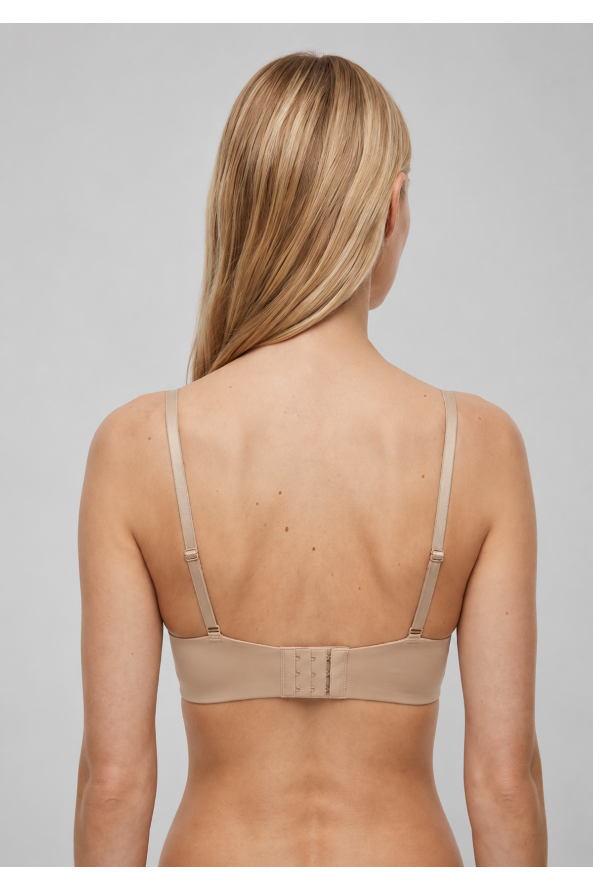 Pierre Cardin Kadın 6826 2'li Ekonomik Paket Siyah-Ten Soft Push-Up Tek Parça Dikişsiz Balensiz Günlük Lazer Kesim Sütyen görsel 7