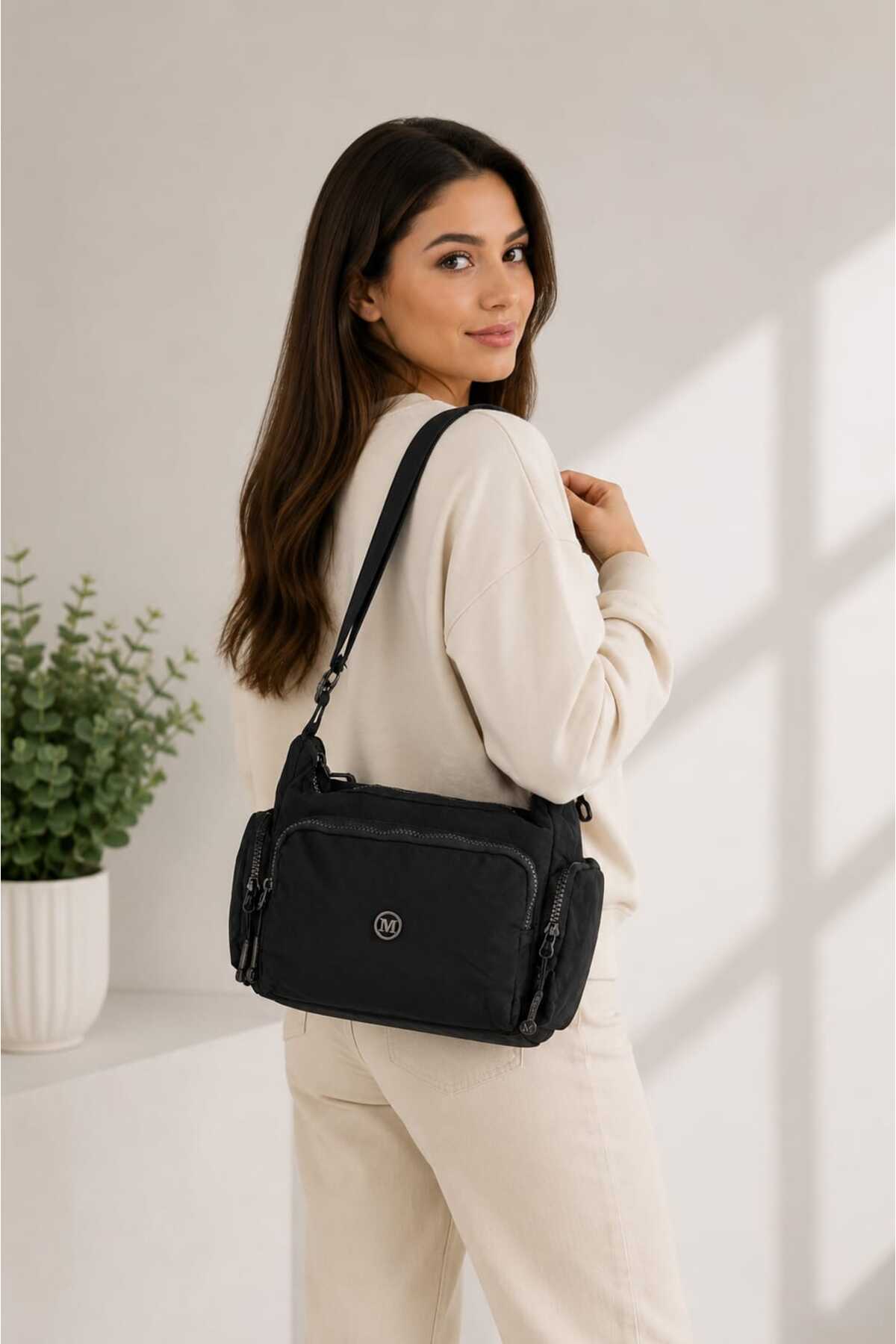 Vona Bags Martella Kipling Kumaş Postacı Çanta M17