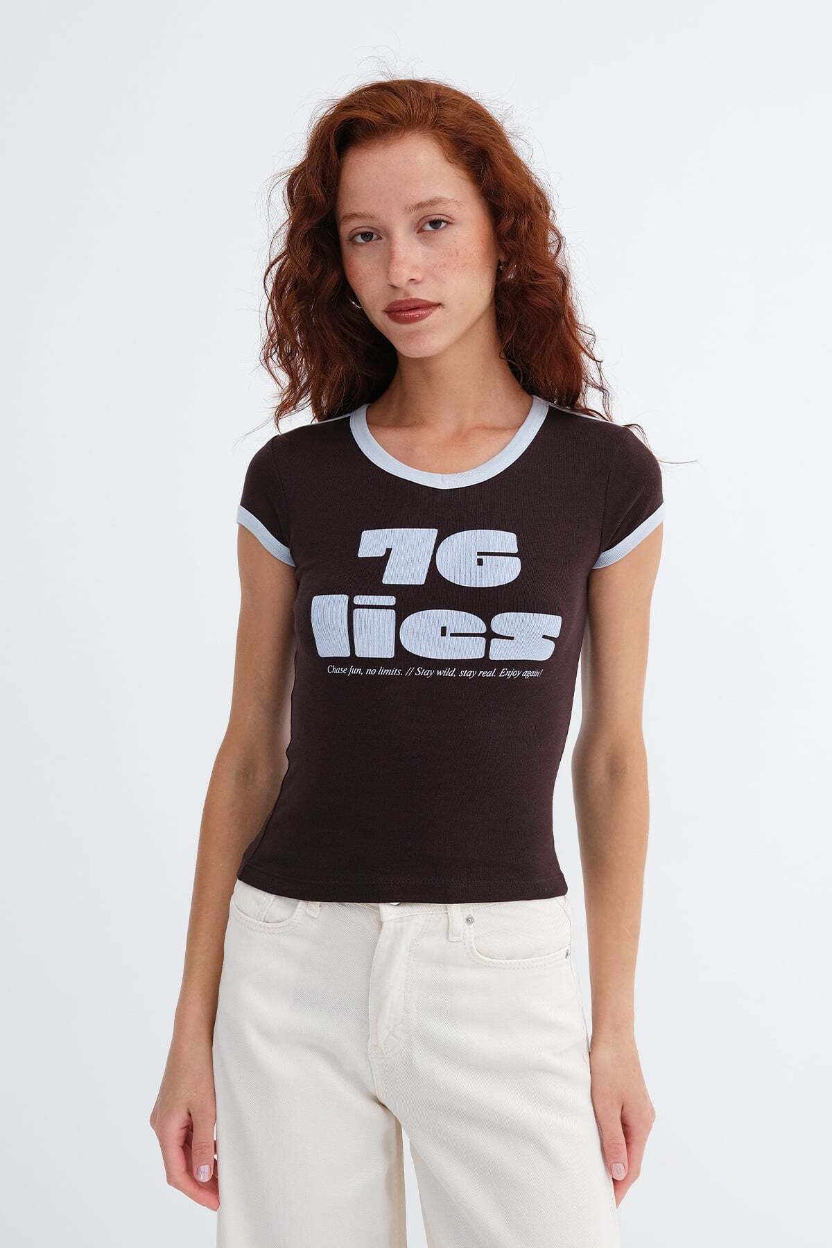Addax Short Sleeve Printed T-Shirt P9036