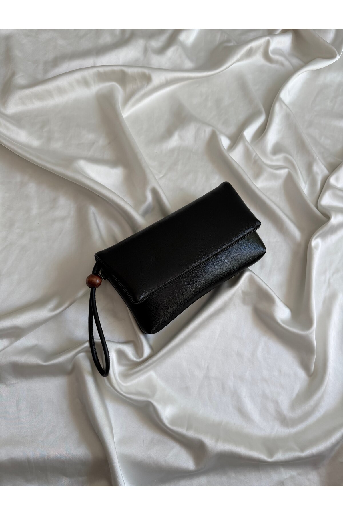Mia Collection Sade Model Clutch Çanta , Portföy Çanta , El Çantası Siyah görsel 3