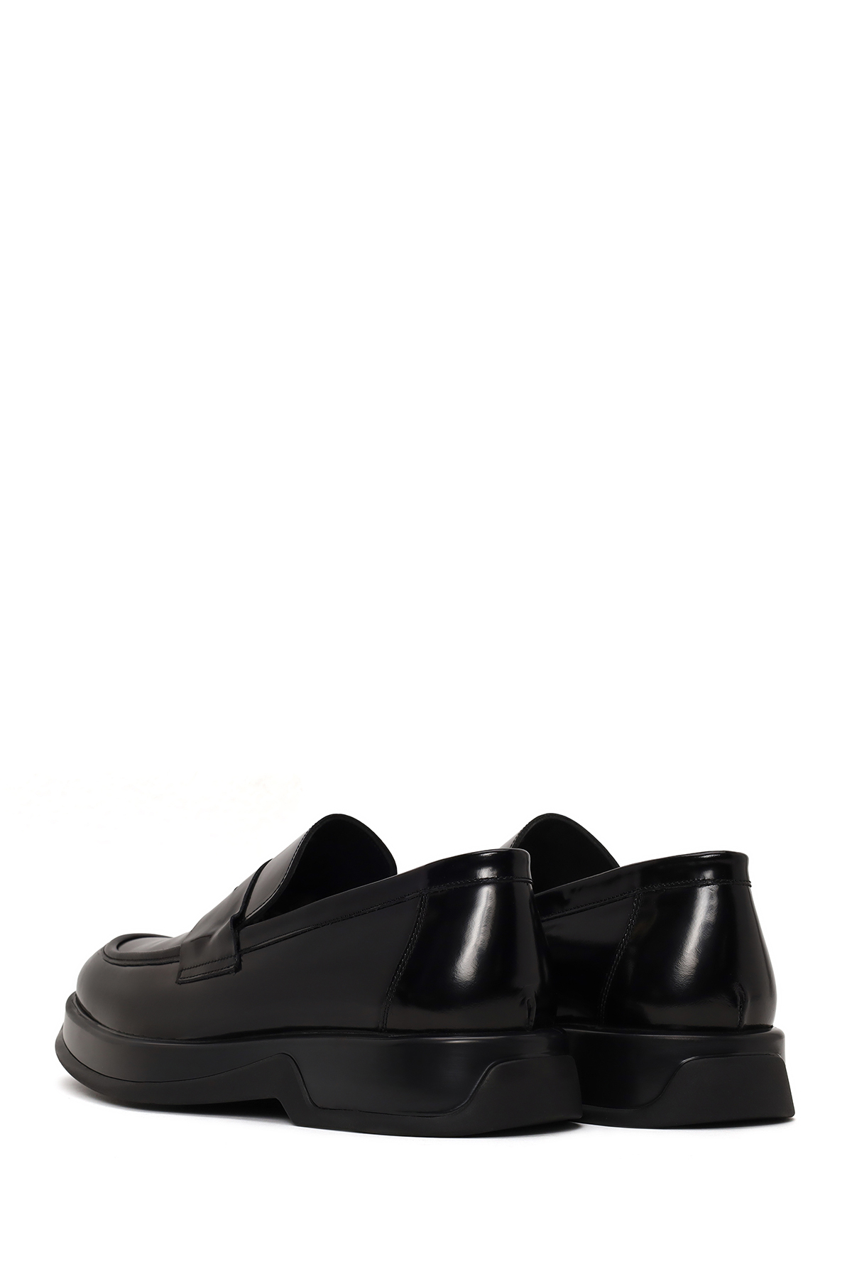 Derimod Erkek Siyah Kalın Tabanlı Deri Casual Loafer WM620012DA görsel 6