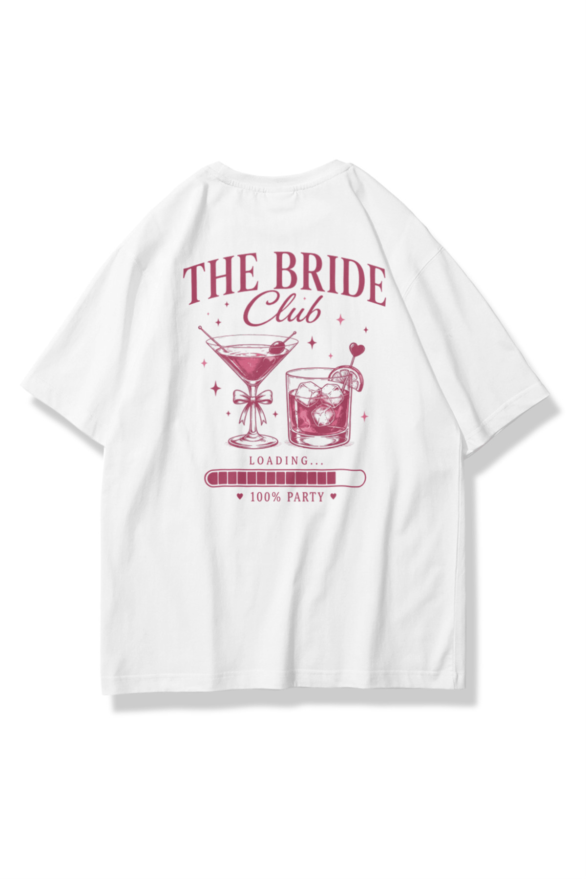 Cupla Kadın The Bride Club Tshirt Beyaz